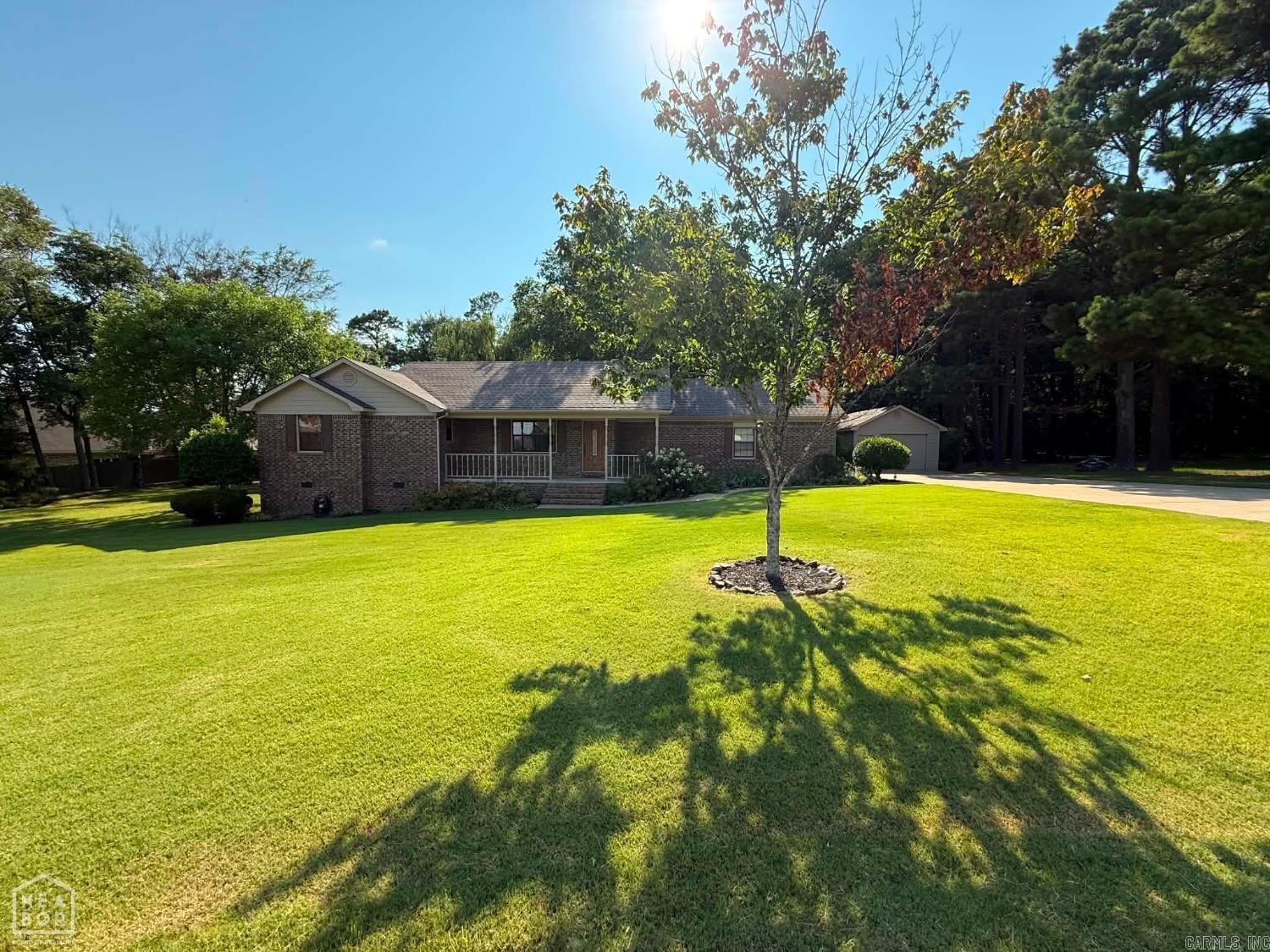 Looking for space, privacy, and convenience? This custom-built 3 bedroom, 2.5 bath brick home offers the best of all three! Situated on almost an acre inside the Jonesboro city limits, the backyard feels like your own private park! Relax, unwind, and watch the wildlife right from home. Need extra space for projects, hobbies, or storage? You'll love the 16x30 fully insulated shop. Roof and Central Heat and Air have both recently been replaced.
