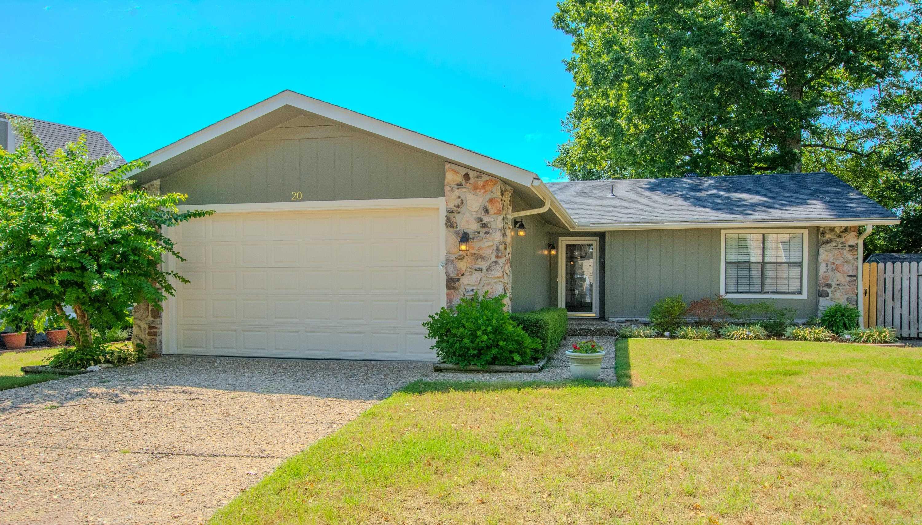 Welcome home to this beautiful 3-bedroom, 2-bath home in desirable Maumelle! This move-in ready property offers the perfect blend of comfort, style, and convenience.  Step inside to find brand-new flooring (2026) throughout, creating a fresh and modern feel. The spacious layout flows seamlessly into a cozy screened-in back porch, perfect for enjoying your morning coffee or relaxing evenings outdoors. Deck was freshly painted in 2026.   Major updates provide peace of mind, including a new roof in 2024, exterior paint, a new water heater, and a new garage door with motor all in 2024. The home also features added gutters and updates to some electrical systems for enhanced functionality and maintenance (2026).  Car enthusiasts and outdoor lovers will appreciate the oversized garage, designed to accommodate taller trucks and/or boats with ease.  Conveniently located near interstate access, shopping, restaurants, and everyday amenities, this home combines practical updates with an unbeatable location. Don’t miss your chance to own this Maumelle gem!