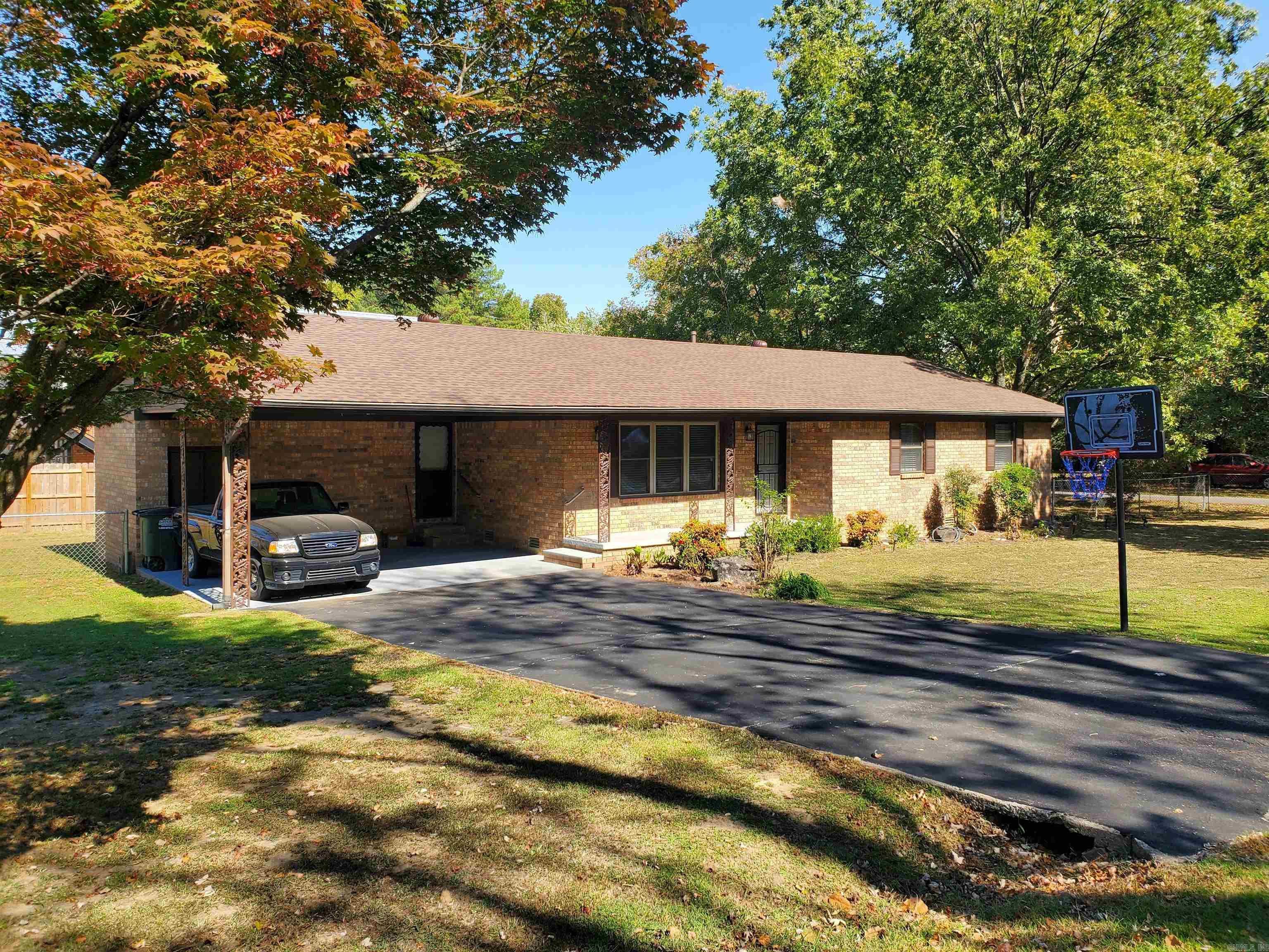 Nice 3 bedroom, 2 bath brick home with 1,432 sq ft, all new floor coverings throughout, new roof October 2023, dining room, large laundry room, real clean and ready to move into.  Fenced yard, 2 car carport, addition carport cover and storage building.  Well worth looking at, call and get an appointment today!