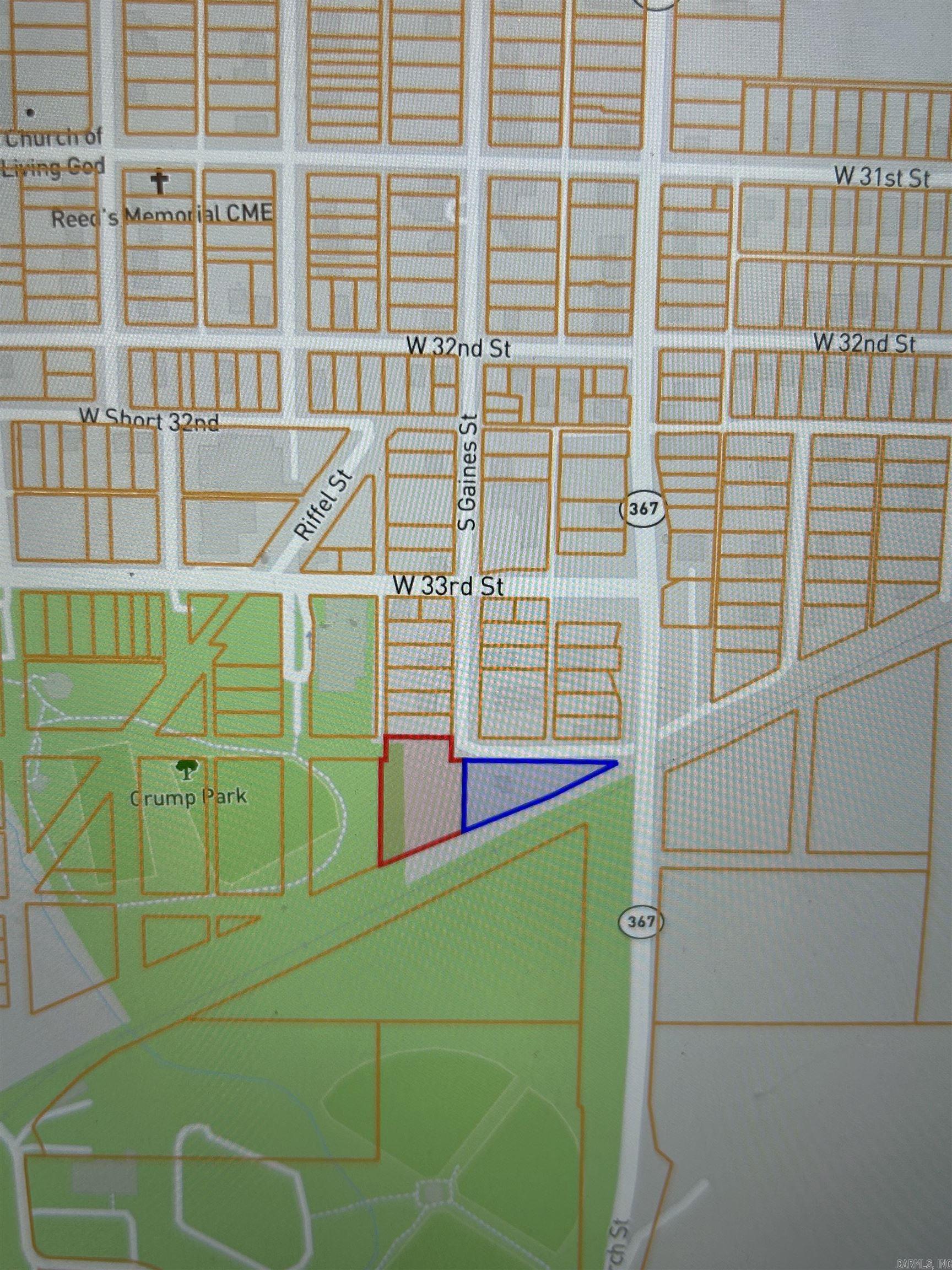 Two lots combined for 1.6 acres in the Little Rock area.