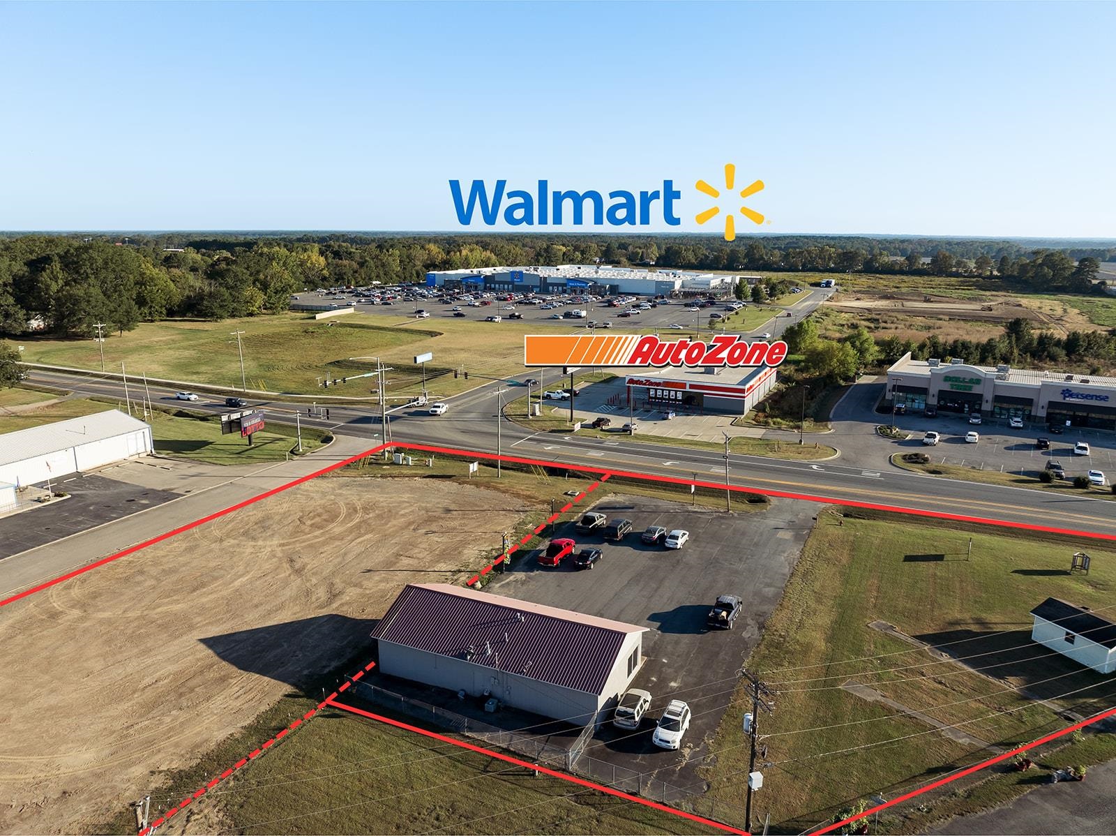 Excellent opportunity with this 0.93 acres sitting on the corner of one of the busiest stop lights in the town of Beebe.  Zoned C-2 and at the entrance to Walmart, it is within 1500 feet of the following other chain businesses:  McDonalds, Burger King, Waffle House, Taco Bell, Baptist Health Urgent Care, Dollar Tree, and Auto Zone.  It is also approximately 1/2 mile from Arkansas State University and Beebe High School.  There are multiple motels in the immediate area.  Property is at the corner of W. Center and Commerce.  Additional adjacent land is available to be purchased along with this parcel.  Agents please see remarks.