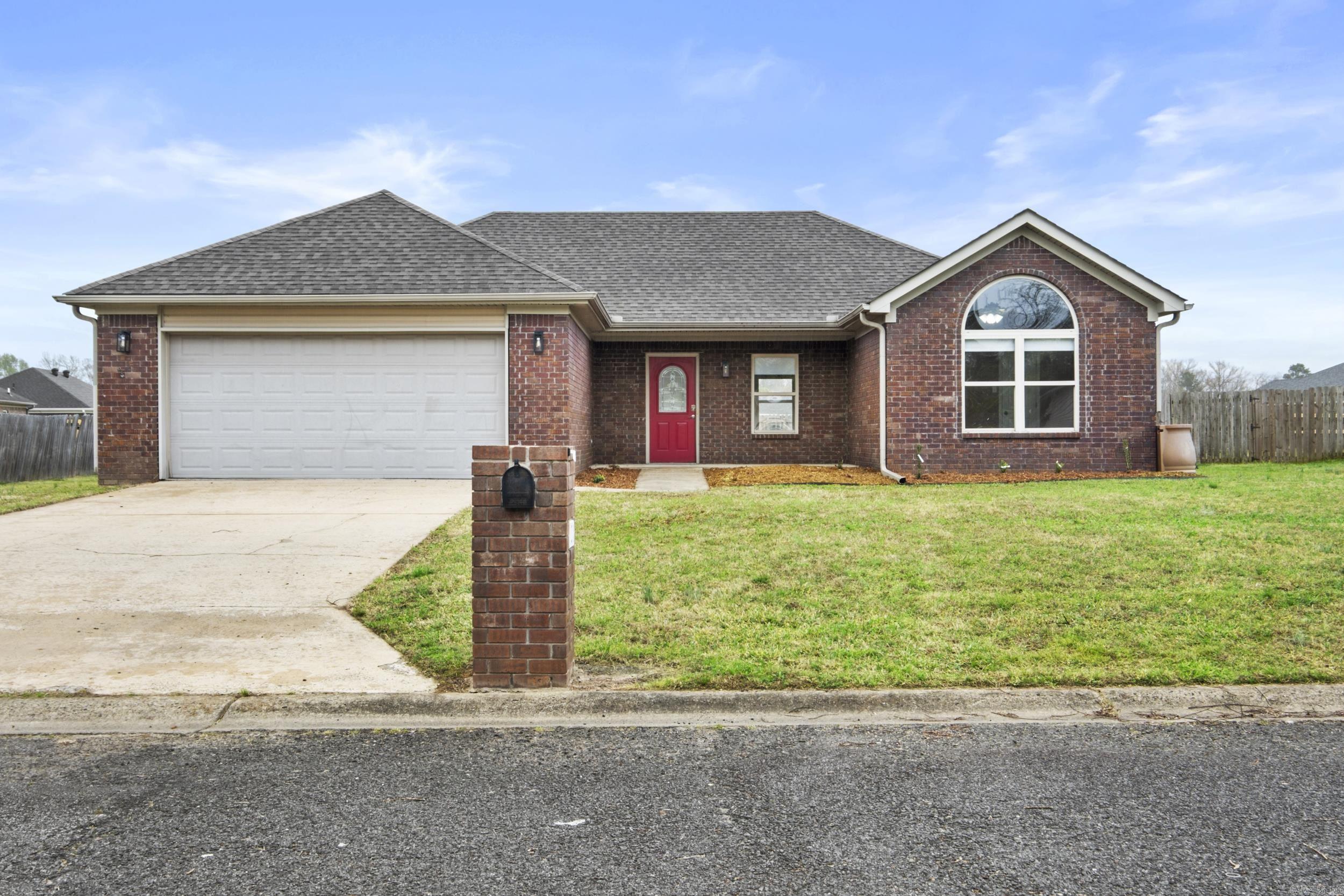 Fresh paint on all walls, ceilings, and trim. Looks and feels like a new home! Well maintained and move in ready for you.  Awesome 3 bedroom 2 bath home under $200,000! Great location in a quiet subdivision. Cabot School District. Split floor plan. Spacious living area with laminate flooring. Lots of cabinets in the kitchen with a breakfast bar and the fridge stays! Seperate laundry room and the washer and dryer stay as well. Master bedroom has tray ceiling detail. Master bath features a twin sink vanity and a walk in closet. Big privacy fenced back yard. Roof was replaced in 2023 with architectural shingles. Floorplan is available in associated document section.