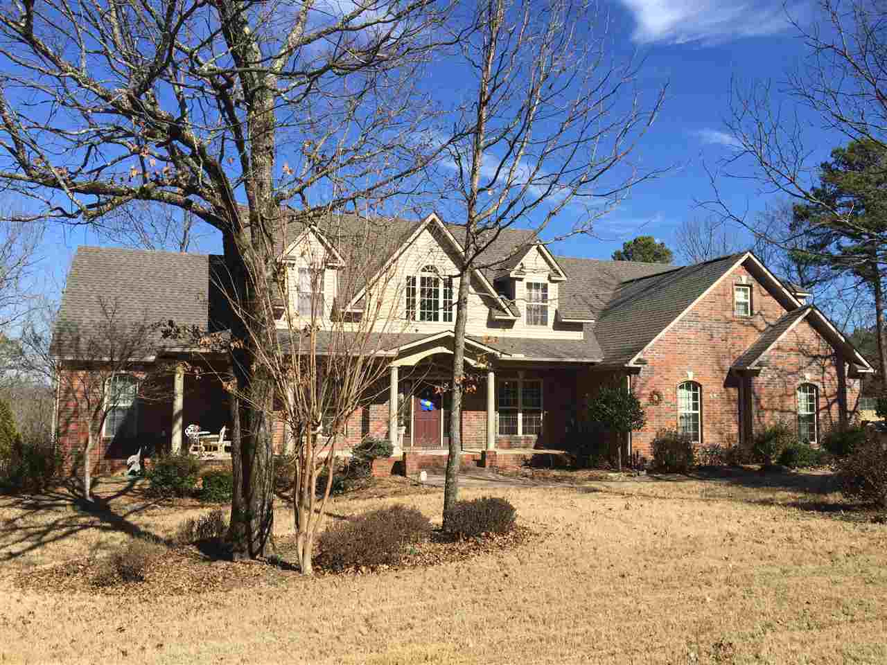 This is a gem in the popular Cresthaven subdivision! This custom built 5BR/4BA home features a wooded lot with plenty of privacy, easy access to both Conway and Little Rock, and views of the city lights in the winter! New roof, a 3-car garage (plus an extra 1-car detached garage), a FEMA tornado shelter, and PLENTY of space. This home has all you could ask for! (See agent remarks.)