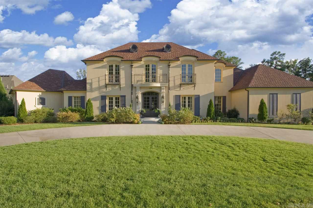 This Dream Home exceeds expectations. French Country Architecture designed & built w/luxury & quality. Large bright Kitchen has wood ceiling & solid Cyprus Beams, two copper sinks, cabinet panel fronts on double dishwasher & side-by-side fridge/freezer. Great Room w/14' ceiling & solid Cyprus Beams is bathed in light. A Home Management office w/built-ins discretely placed yet conveniently located.  Four high efficiency HVAC systems zoned for comfort & energy conservation. See Online Docs for more features.