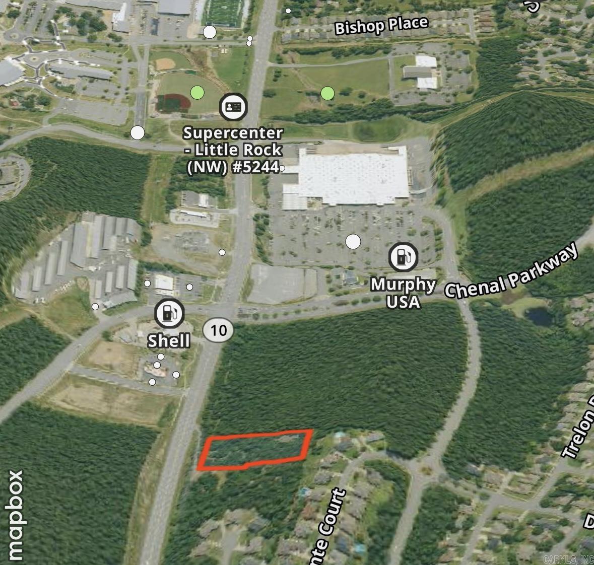 1.9 Acres of Undeveloped PD-C Commercial Property available. 19000+ traffic count in Bustling West Little Rock Area.