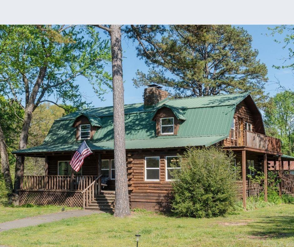 Beautiful 4 Bed/ 2 Bath Log Home situated on 5.86 acres!! +Barn +3 Car Detached Garage/Shop +Covered Porches +Basement +Cross-fenced. Bring your horses & livestock! Tractor & Zero-turn lawn mower can convey with full offer! Don't miss your chance to make this dream a reality and create lasting memories in your own slice of paradise!  Agents see remarks