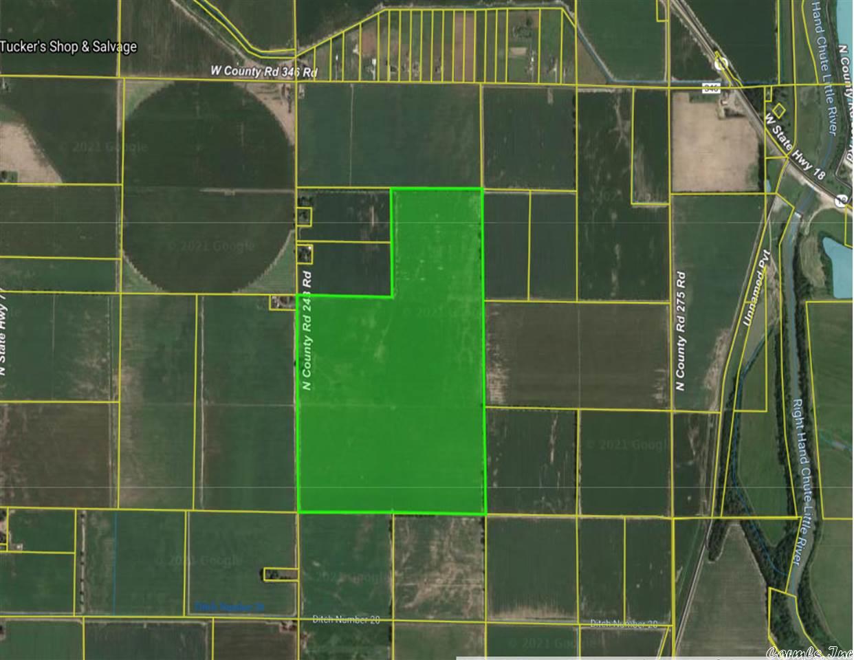 201 Acres +/- of irrigated farmland located in Mississippi County.