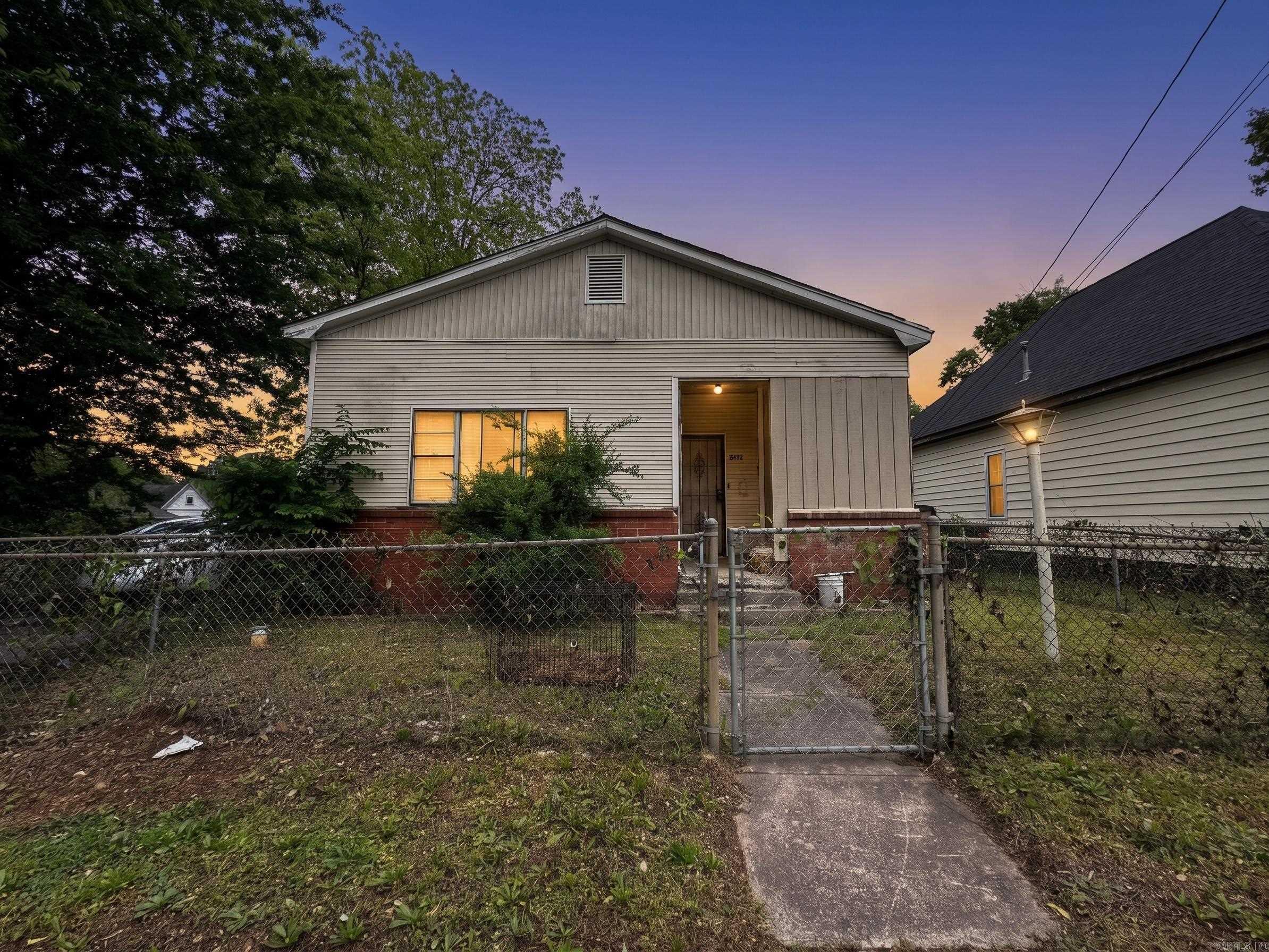 Excellent investment opportunity just minutes from downtown Little Rock! This 4-bedroom, 2-bath home offers approximately 1,507 sqft of living space and strong upside potential in an area experiencing continued growth and redevelopment.  Located near recently completed new construction homes and new multi-family developments, this property sits in a corridor seeing increasing investment and revitalization. The spacious layout and multiple bedrooms make it ideal for long-term rental potential, workforce housing, or future value-add opportunities.  Conveniently positioned near downtown Little Rock, UALR, shopping, dining, parks, and major roadways, the location provides easy access to employment centers and city amenities—key factors for strong rental demand.  (agent see remarks)