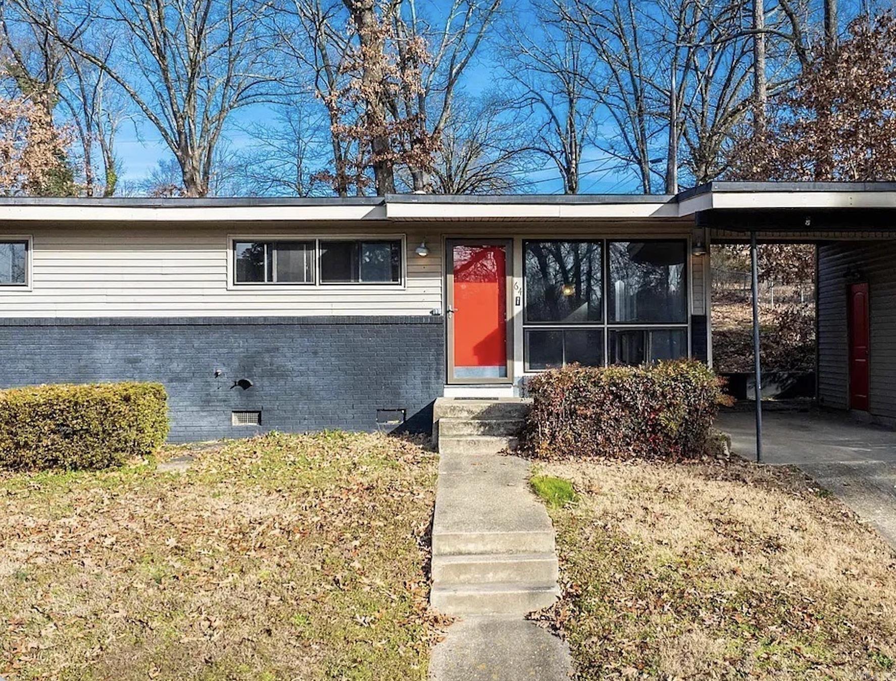Welcome to 64 S Meadowcliff Drive in Little Rock — a charming mid-century home blending classic character with thoughtful updates.  Great Investment Property!  Built in 1957, this one-story home offers approximately 1,008 square feet with 3 bedrooms and 1.5 baths, all on the same level. Inside, you’ll find original wood floors that add warmth and timeless appeal, complemented by fresh paint, updated fixtures, and newer appliances. Insulated storm windows and doors enhance comfort and efficiency, while central heat and air provide year-round climate control.  The layout includes an eat-in kitchen and a comfortable living space designed for everyday living. Step outside to a spacious backyard featuring level areas ideal for grilling or gathering, along with partial fencing for added privacy. A carport and additional driveway space provide convenient parking.  Situated in the established Meadowcliff subdivision on approximately 0.23 acres, this home offers style, updates, and practical features all in one package. Schedule your showing and come see what makes this property stand out.