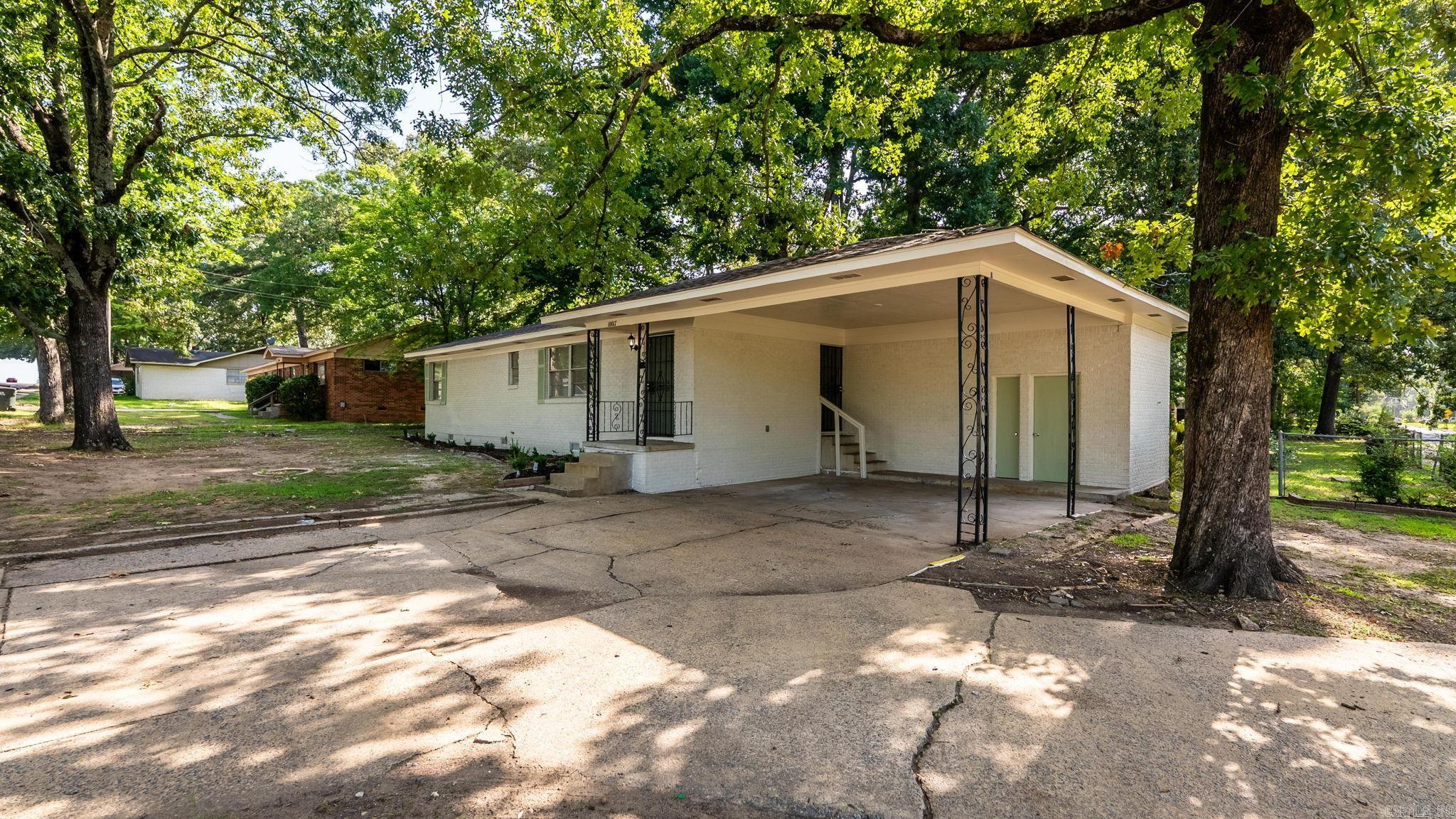 Welcome to 10017 Chicot Rd, Little Rock, AR 72209—a beautifully remodeled 1,336 SF home on approximately 0.22 acres (currently undergoing a replat). This move-in-ready home features a new roof, fresh interior and exterior paint, luxury vinyl plank flooring, all-new light fixtures, ceiling fans, updated receptacles, fully remodeled bathrooms, and a beautifully updated kitchen with new appliances, including the refrigerator. The circular driveway provides easy access and ample parking. Conveniently located just minutes from I-30 and I-430, you'll enjoy quick access to shopping, dining, grocery stores, parks, and other everyday amenities throughout Little Rock. Some photos have been virtually staged to help showcase the home's potential. End buyers only. No wholesalers. ***See Agent Remarks***