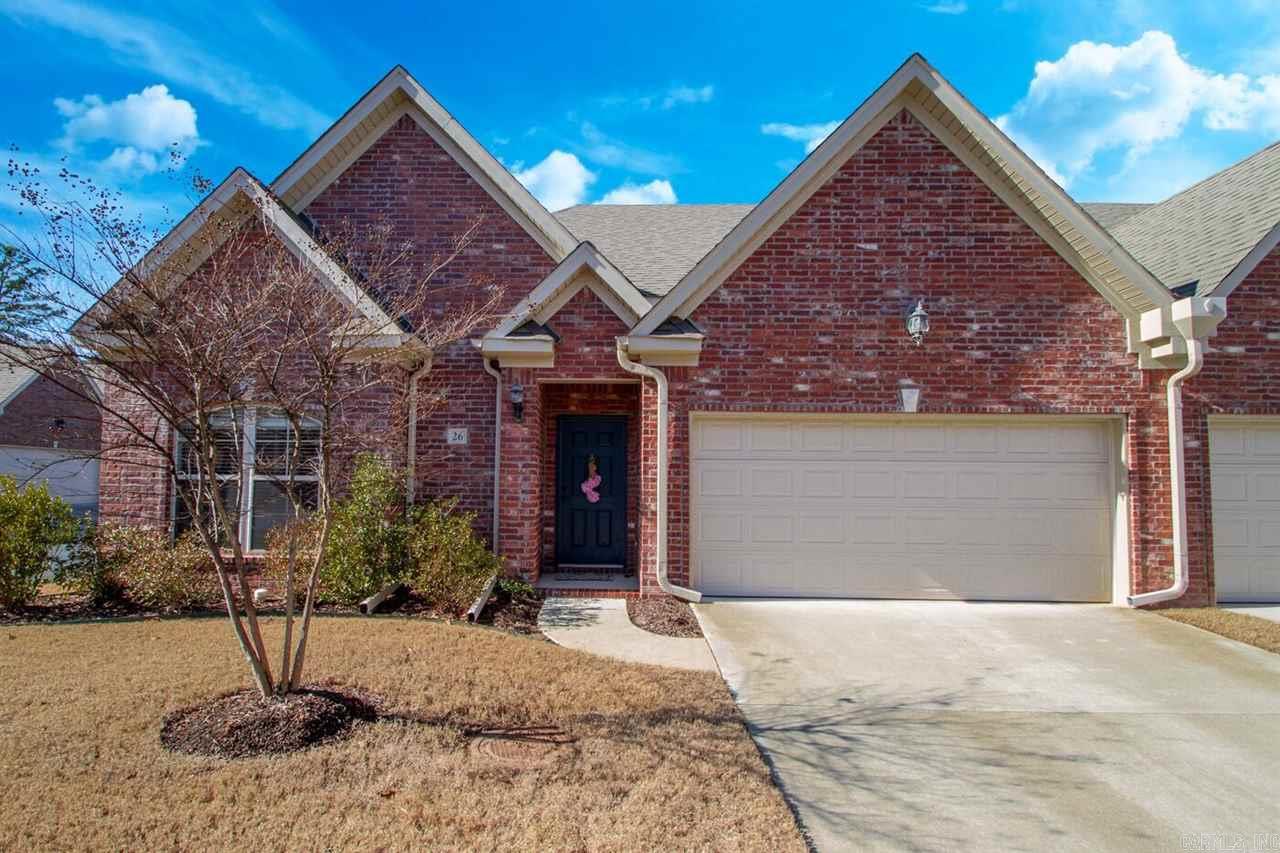 Cute as cute can be!  Wonderful patio home in gated area - only 3 years old!!! Open floor plan & separate bedroom arrangements makes this the perfect set up for those scaling down or those young professionals...9' ceilings w/crown molding, den w/gas log fireplace, wood floors, laundry with washer and dryer and a wonderful kitchen w/granite, breakfast bar, refrigerator & gas stove stop & 2 car garage-POA covers termite, sprinkler, lawn care & gates.