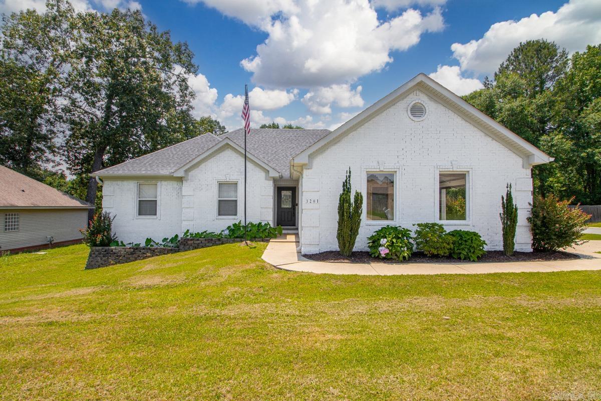 Updated one level home in Benton with an inviting open floor plan, tall ceilings, cozy gas fireplace & refinished concrete flooring that all add warmth and character. More key upgrades & features: new interior barn-style doors throughout for a modern, rustic touch & new architectural shingle roof providing curb appeal & long-term protection. Fresh interior paint & new lighting fixtures that brighten & modernize every space. Fully remodeled master bathroom & additional bathroom, offering updated style, finishes, & comfort. Stunning chic kitchen w/newer ss/black appliances, a large master bedroom, plus practical extras like a large pantry & laundry room. Additional Highlights: side-load garage, large covered back porch and deck, & fully fenced backyard ideal for privacy & outdoor enjoyment. Convenient location in the Hidden Meadows subdivision with easy access to local amenities, schools, shopping, dining & more. This move-in-ready home perfectly blends thoughtful recent updates with timeless qualities. It’s ideal for families or anyone seeking comfort, style, and low-maintenance living. Washer & dryer convey, Agents please see Confidential remarks for more information.