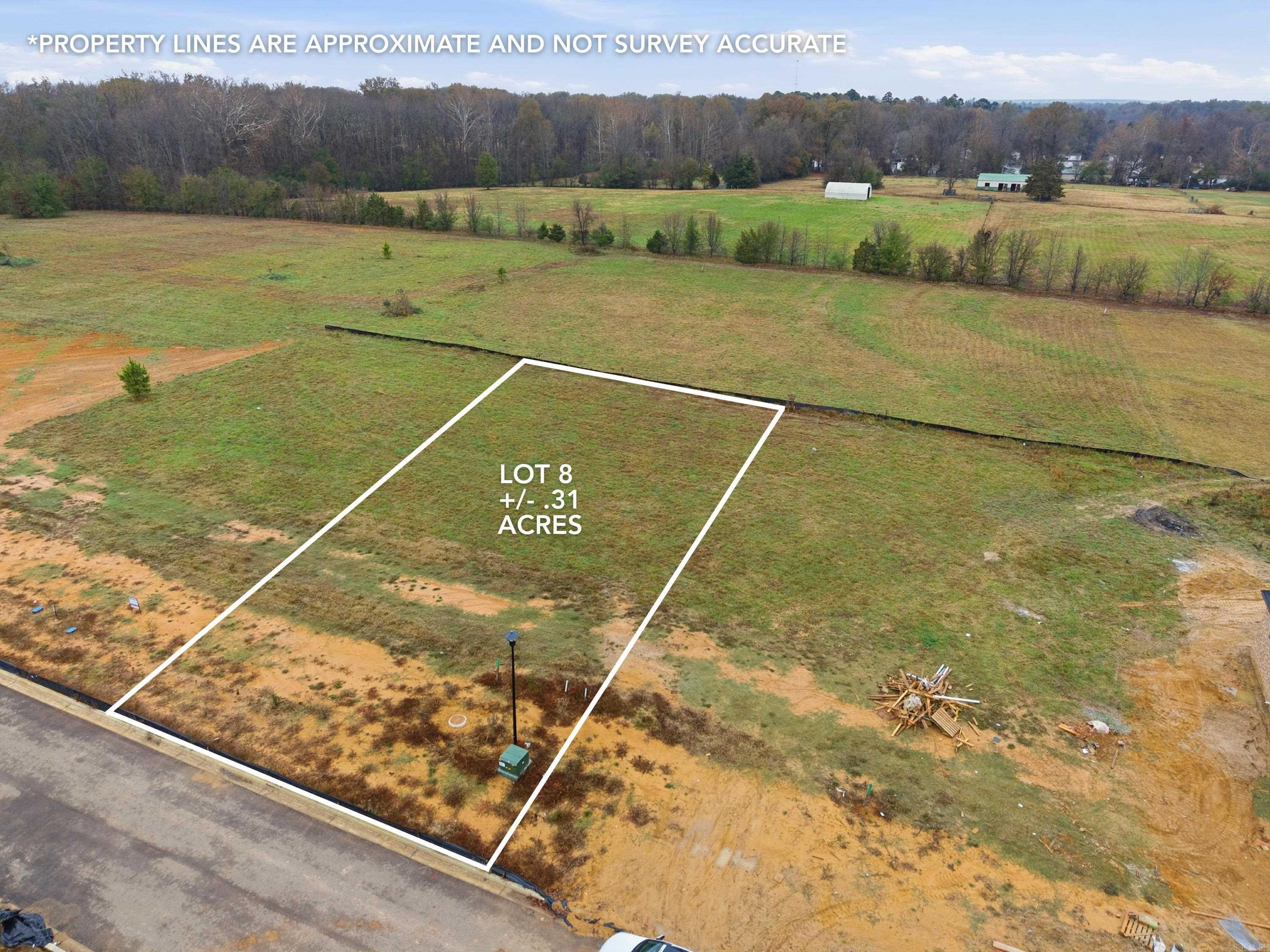 0.31 acre lot in new Copper Moon Estate Phase 2 Subdivision available for purchase or custom build!