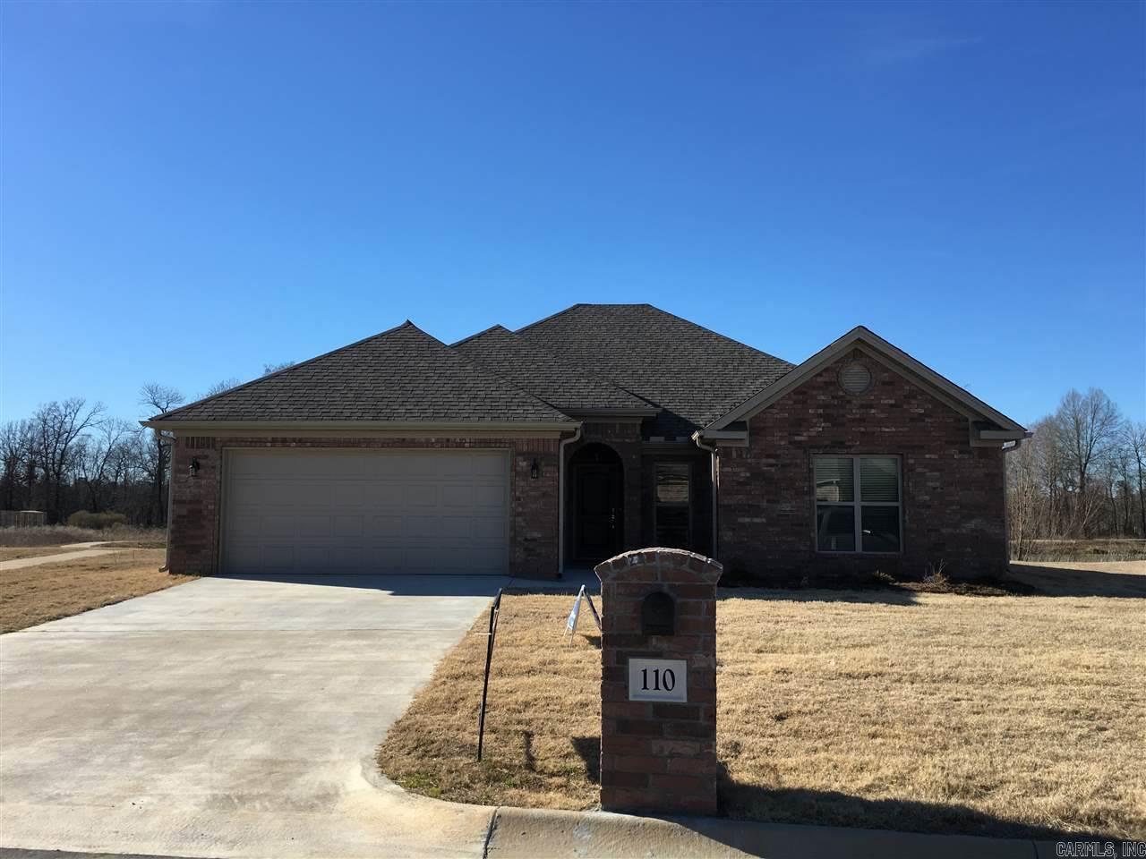 Distinctive New Home! Elegant 10 Ft. Ceilings... Romantic Wood burning Fireplace... Luxurious Master Bath with 2-Sink Vanity, and His & Her Walk-In Closets...  Stainless Steel Appliances... Premium Kitchen Countertops... Indirect Lighting Thru-out... Double Crown Molding... Covered Patio... Backs up to green space with water feature...(Seller is Licensed Real Estate Broker)