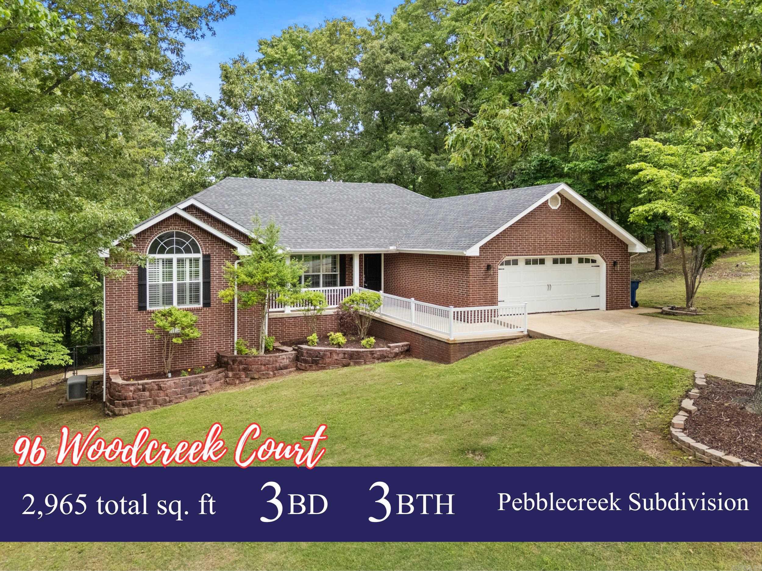 Luxury, space, and endless entertaining possibilities await in this gorgeous 3 bedroom, 3 bathroom brick and vinyl home situated on 0.65 ac m/l in the desirable Pebblecreek Subdivision. Showcasing new stainless steel and black appliances on both levels, this home is loaded with upgrades and designed for modern living. The impressive lower level features a full kitchen, dining bar, gaming area, and spacious gathering room that seamlessly open to a covered deck. The basement o ers incredible potential for a second living area, home theater, or recreation space. In the master you will find elegant tray ceilings and a spa-like primary bath with a soaking tub and walk-in shower create a touch of luxury throughout. With multiple outdoor entertainment spaces and a whole-house generator makes this property as practical as it is beautiful. This one checks all the boxes, schedule your showing today!