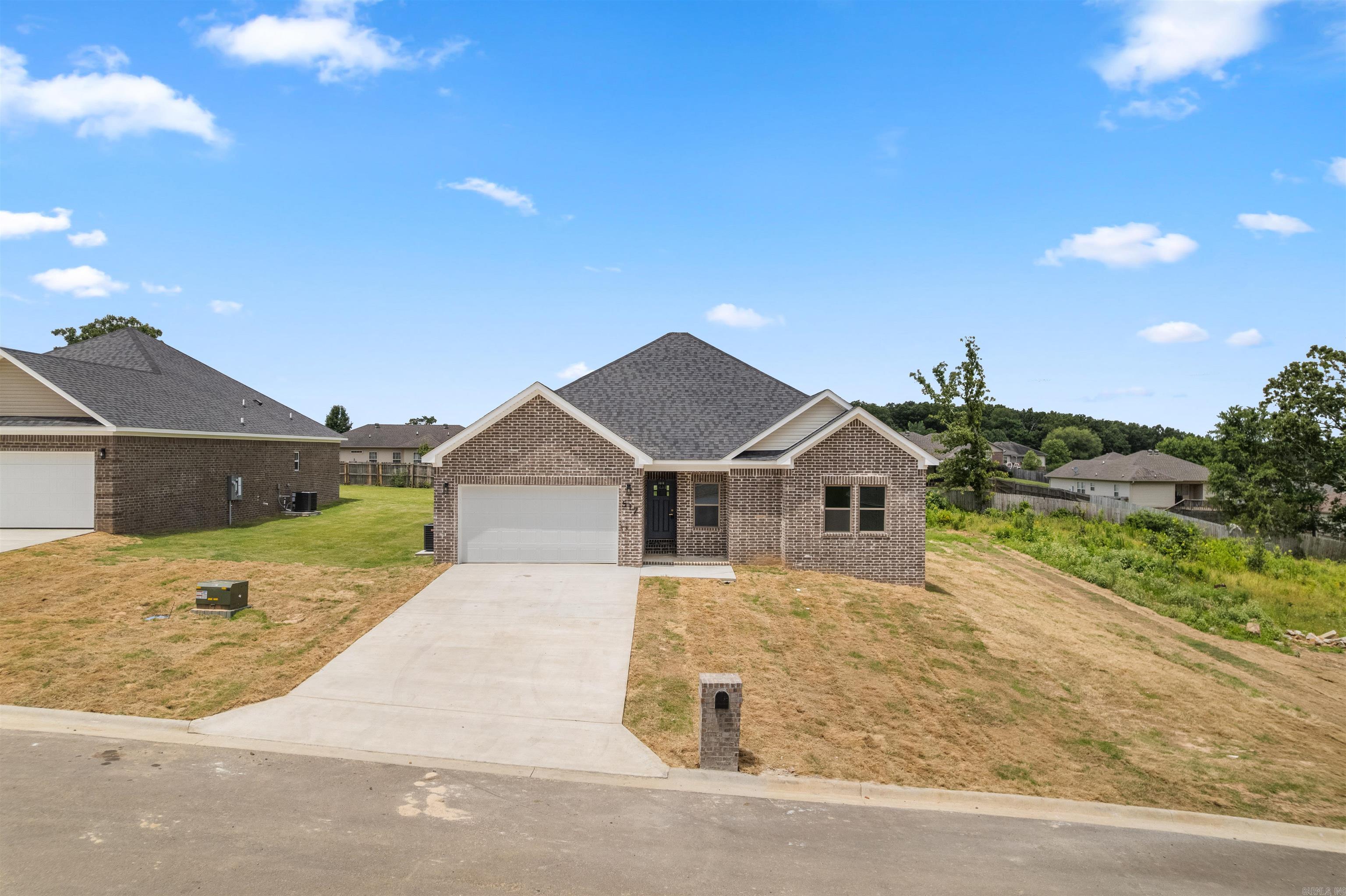NEW CONSTRUCTION HOME! Located 2-min from 67/167/I57 this new construction home in a new neighborhood is soon to be ready for a new family! This home is ideal for someone living & working in the greater Cabot area, commuting to LRAFB, commuting to Conway, commuting to Searcy or elsewhere! Entering the homes foyer you see the living room ahead of you w/9' tall ceilings. This is an open concept home w/a split floorplan. The kitchen, dining & living room provide an ideal home for entertaining & making memories! The Master Bed & Bath & Laundry are located on the left rear of home. Laundry connects to Master Bath making this easy to move clothes to your bedroom too! The other 3 bedrooms are located on the center & front right of the home as well as the guest bathroom being located in the center of the home. These homes are fantastic homes for most all budgets whether a first-time home buyer, a first upgrade home or retirement home to downsize. Not to mention this home is also 3-minutes to the Cabot Schools Pre-K North and 9-minutes to Greystones Cypress Creek Golf Course too! Fantastic location & fantastic home! Do not miss out! Projected Finish Mar 2026. See Agent Remarks.