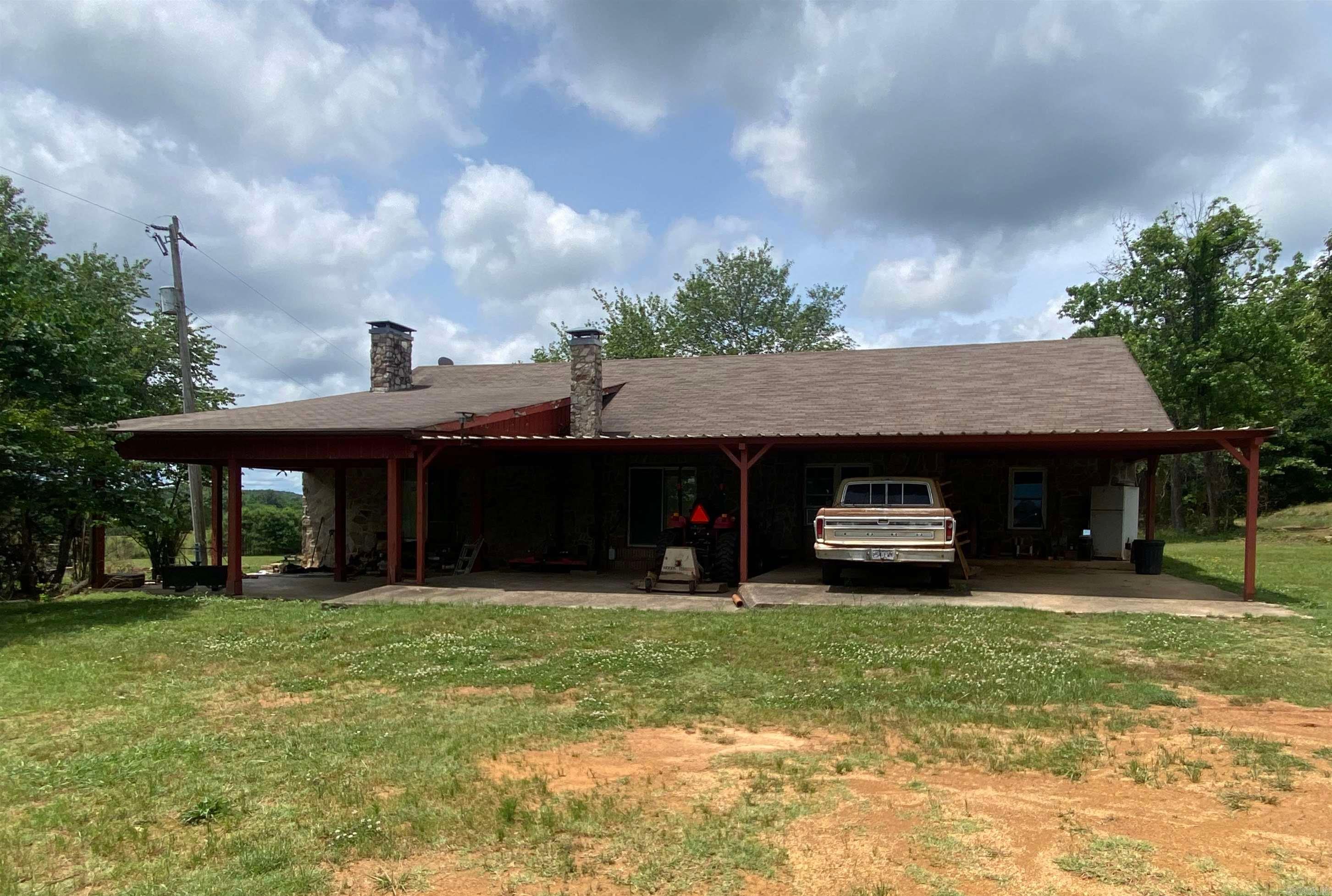 One of the most unique properties in Montgomery County!  This 570.5 acre farm located in Oden is a rare opportunity to own approximately 2 miles of beautiful Ouachita River frontage. This exceptional property offers a unique combination of productive farmland, outstanding recreational opportunities, and breathtaking river views. Once a cotton farm, this acreage has been well-maintained, fertilized over the years and will house approximately 250 head of cattle.  Fenced and cross-fenced with several large ponds makes this property perfect for cattle farming or future development along the Ouachita River.  The extensive river frontage provides excellent fishing, boating, kayaking, and year-round outdoor enjoyment. Bordering the Ouachita National Forest makes this a great hunting spot too! With rolling terrain, some mature timber, open pasture, and multiple potential homesites overlooking the river, this property is ideal for a private estate, family retreat, working farm, or investment property. A 2613 square foot house off Serendipity Trail can be turned into a showplace with a little TLC. Two older chicken houses could potentially be operational. Potential to split the property.