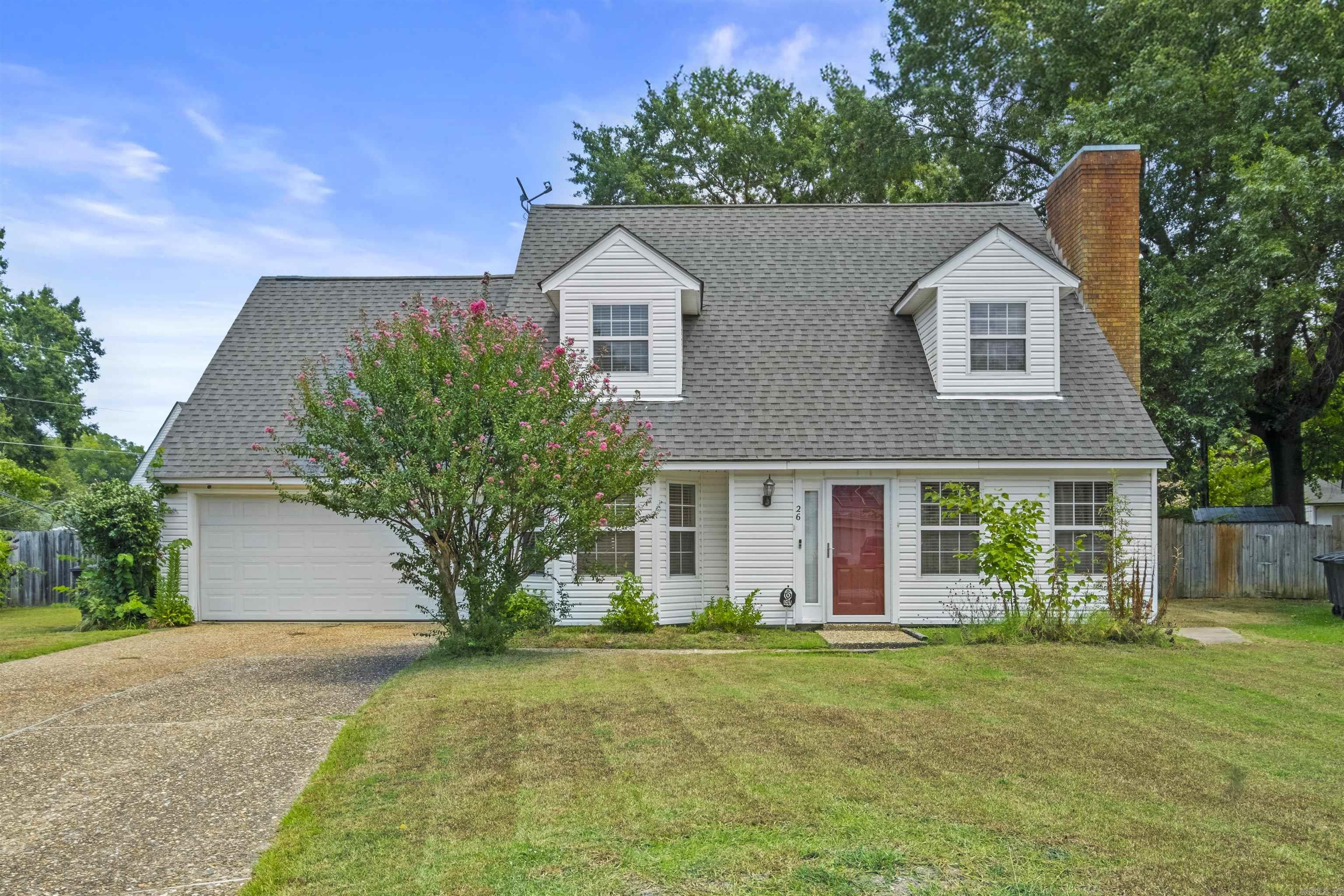 Just in time for summer—move right in and start enjoying the pool! This updated home with a shop and extra storage is tucked away in a quiet neighborhood near Little Rock Air Force Base. Inside, you’ll find space, comfort, and thoughtful updates throughout.  The kitchen has been refreshed with updated cabinets, new countertops, a stylish backsplash, custom coffee bar cabinet, and new appliances (2022). You’ll also appreciate the generous cabinet and storage space throughout the home.  Both bathrooms have been beautifully updated with new vanities, toilets, tile flooring, and modern finishes. Each bathroom also includes ceiling-mounted exhaust fans with lights and sound (2022).  Additional major updates include a new HVAC system (2023) and updated electrical (2024), offering added peace of mind.  Step outside and enjoy the large backyard featuring an inground swimming pool, two new cement pad patios (2024), a 24x32 shop with a 15x32 bonus space upstairs—ideal for a pool house, game room, office, workout area, or hobby space. A 10x10 shed built in 2024 adds even more storage and flexibility.  Don’t miss your chance to make this yours. Call today for an appointment!