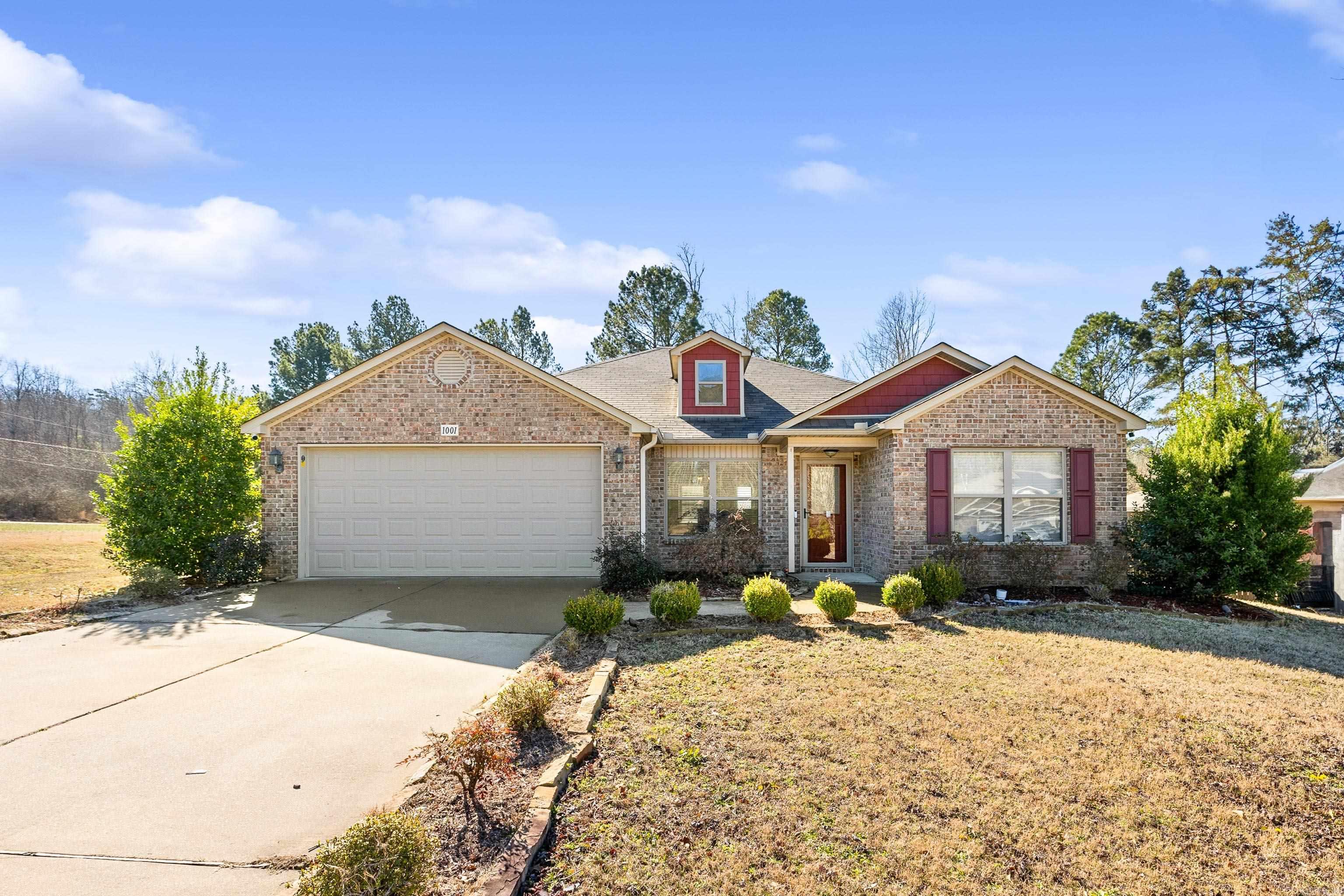 Welcome home to 1001 Meadows Edge. This 4 bed, 2 bad is conveniently located in the quiet Meadows Edge Subdivision, just minutes from the interstate, Bryant and Otter Creek. When you pull up, you will  notice the privacy offered by the extra landscaping. Walk into ample living space, a split floor plan, and a picture perfect, large backyard.  Schedule your private showing today.  Square footage is approximate, please measure for accuracy.