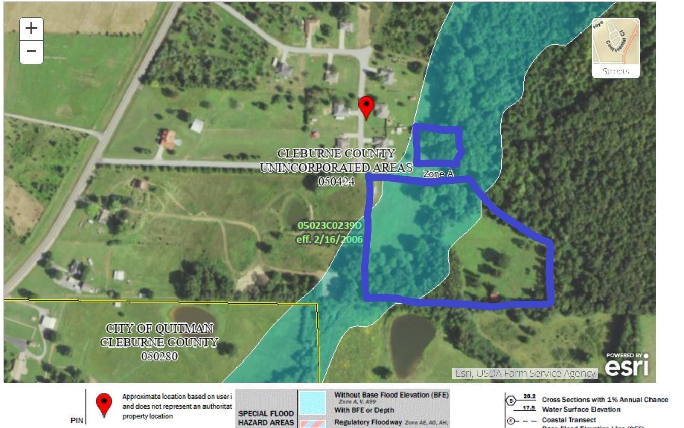 Sold before listed. Property bordering Mill Creek. Almost all acreage in flood zone.