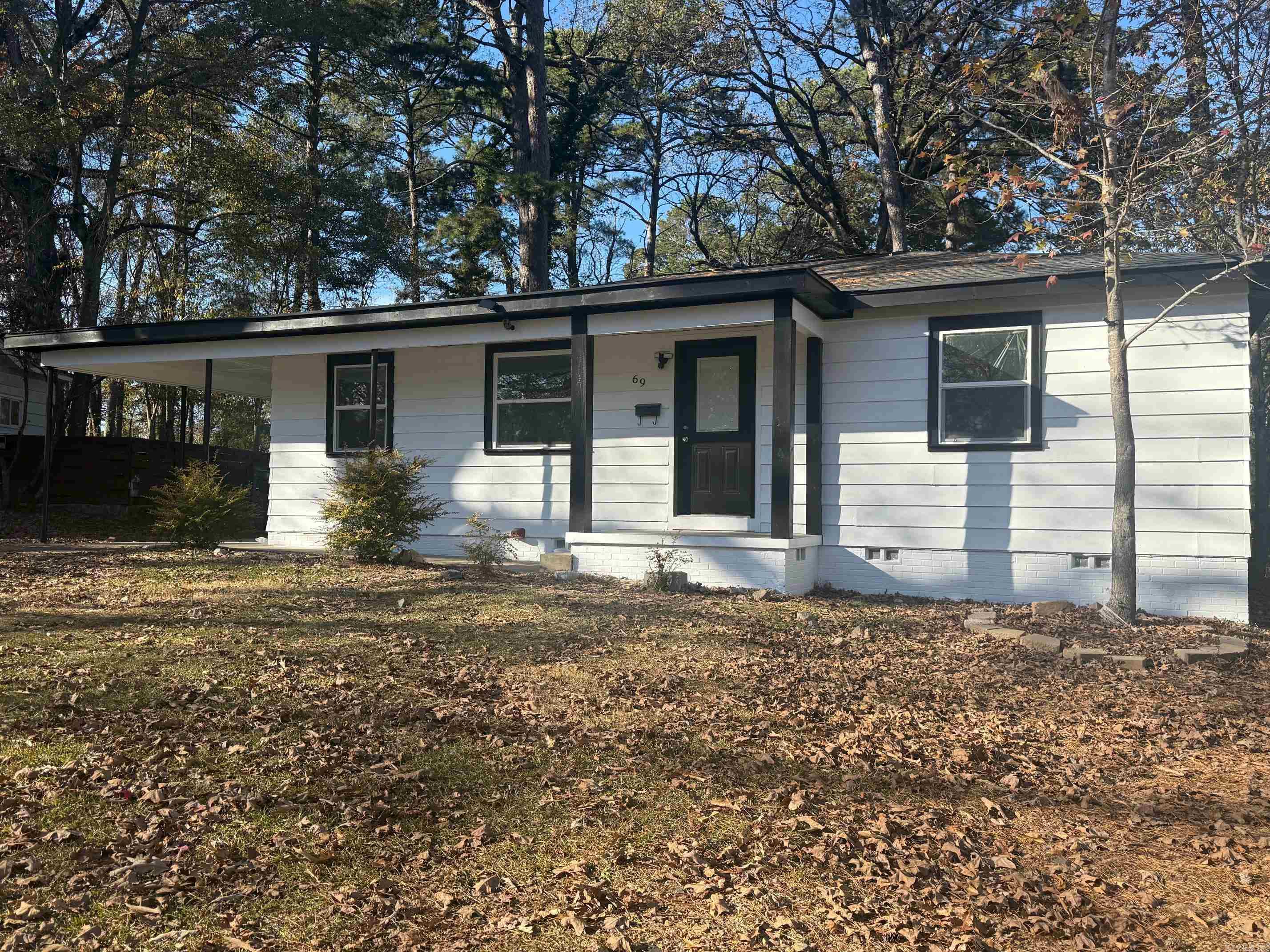 The perfect starter home, centrally located for easy access to everything!  If you want a new home without the new home price, this is it! New roof, new windows, new flooring, new plumbing, new cabinets, new counters, new HWH, new HVAC to include new duct work, new lighting, the list goes on! Everything a new home has with the exception of the high price!