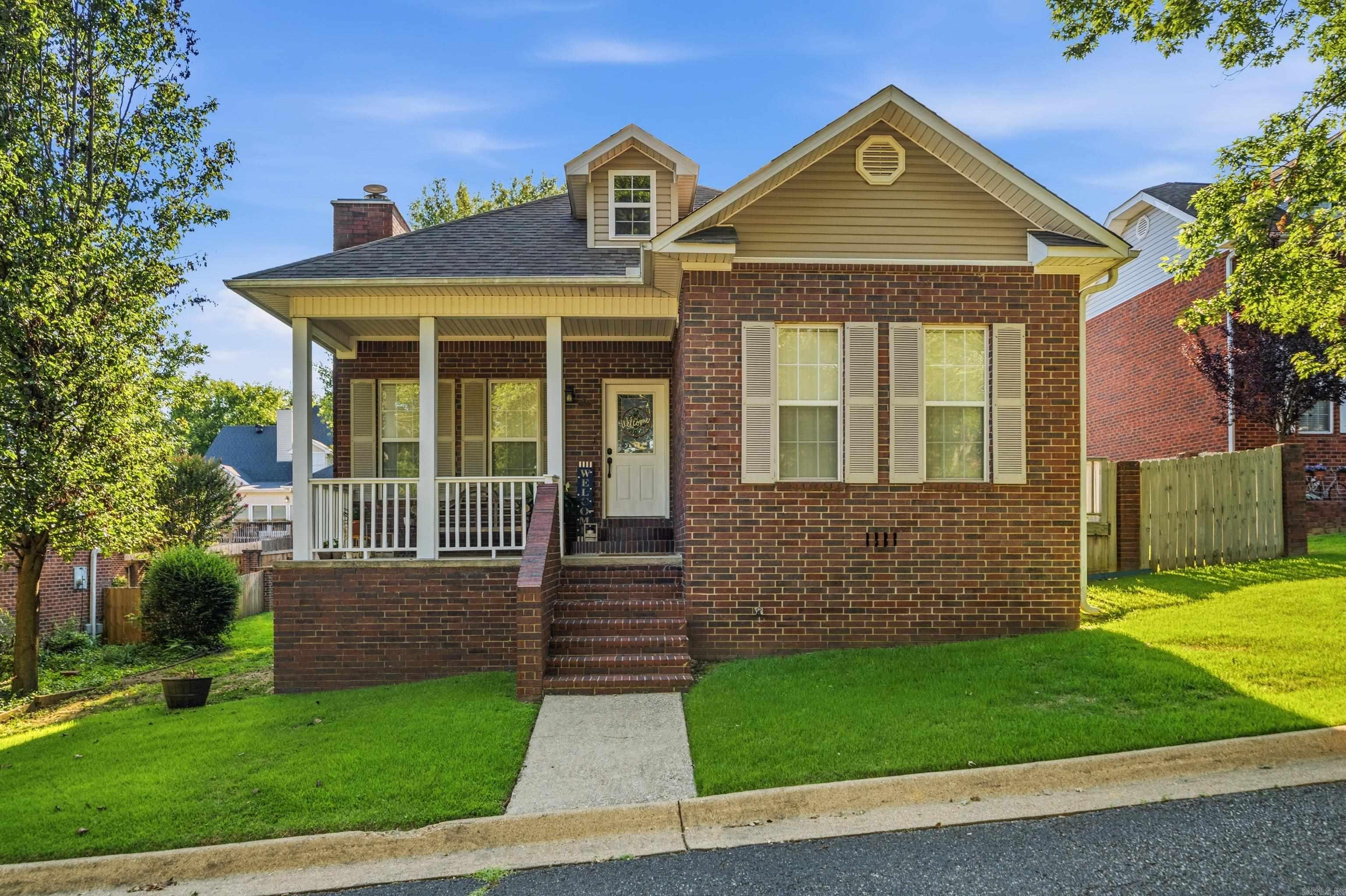 Charming 3 bed, 2 bath brick home located in the gated Townsquare subdivision. This inviting residence offers comfortable single-level living with a functional layout, curb appeal, and the added privacy and security of a gated community. A great blend of convenience, charm, and low-maintenance living.