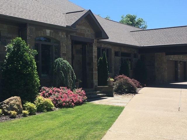 Your very own private oasis!  Beautiful custom built home with all the amenities you could want, heated saltwater pool, outdoor patio, separate covered outdoor kitchen and large separate shop for your toys, all on 47 acres of rolling hills and woods! The owner's thought of everything! Office/bonus room could be 4th BR; formal dining room/office; game room with wet bar, large living room that overlooks the pool and wooded area behind.  All bedrooms have their own bathroom. Many more amenities in attachment