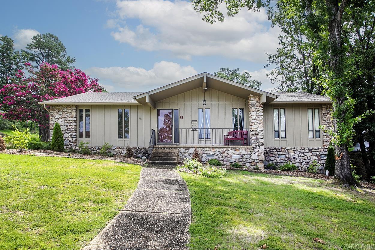 Wonderful 1 owner home in Sturbridge/West Little Rock. Well kept & often updated. 1 level home on corner lot on cul-de-sac w mature trees & beautiful landscaping. 2 living areas, 2 dining areas. Fantastic, large den w fireplace, built-ins, vaulted ceiling & glass wall overlooks deck w pergola & gorgeous landscaping. 4 bedrooms, 2 bathrooms, side-loading garage.  This has been an excellent family home & is great for entertaining. Property is in an estate.  All information is to the best of executor's knowledge.