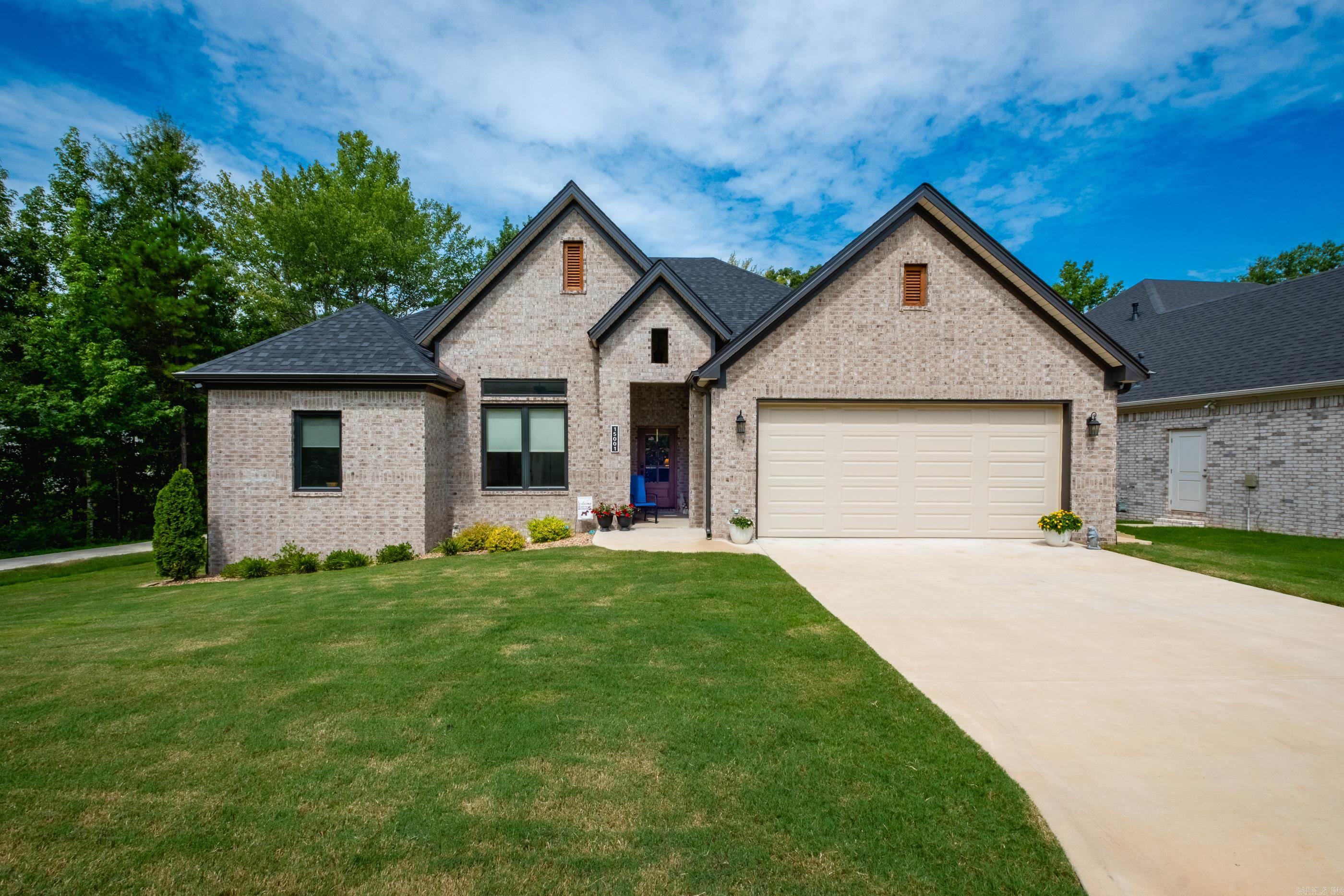 The Perfect Place to Call Home! You will love this move in ready 4 bed, 2 bath single level home in a gated Maumelle newly constructed neighborhood. From the moment you drive up, you'll appreciate the custom style. Once inside, you'll appreciate the open floor plan with a large living area that flows into the kitchen and dining area. The primary walk-in closet is a real bonus, as is the huge walk-in tile shower. The corner pantry provides the perfect amount of extra kitchen storage. The fireplace is another great feature that will make this home feel warm and cozy on cool winter nights. Conveniently located close to the I-40, Morgan/Maumelle Exit.