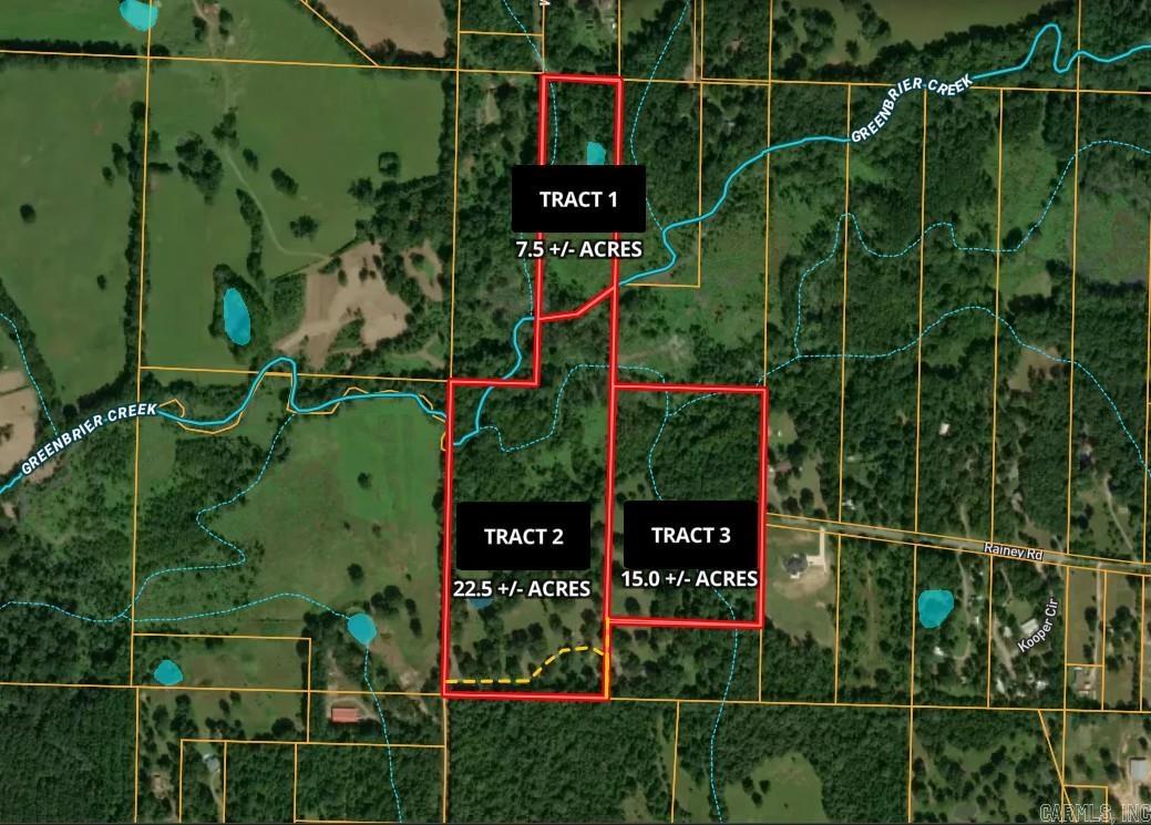 Tract 3:  Near Wooster, this property is the perfect blend of open space and natural beauty on this 15-acre property featuring a mix of open pasture and towering pine and oak trees. Whether you're looking for a peaceful place to build your dream home, start a small farm, or enjoy a private hunting retreat, this property offers endless possibilities. A scenic pond provides a great spot for fishing, watering livestock, or simply enjoying the view. The land is partially fenced, making it ideal for livestock or horses, and the combination of pasture and mature timber creates excellent wildlife habitat for hunting. With utilities already present on the property and no restrictions, you have the freedom to build, develop, or use the land exactly how you want. The property offers multiple potential homesites with beautiful natural surroundings and privacy.  Agents see remarks.
