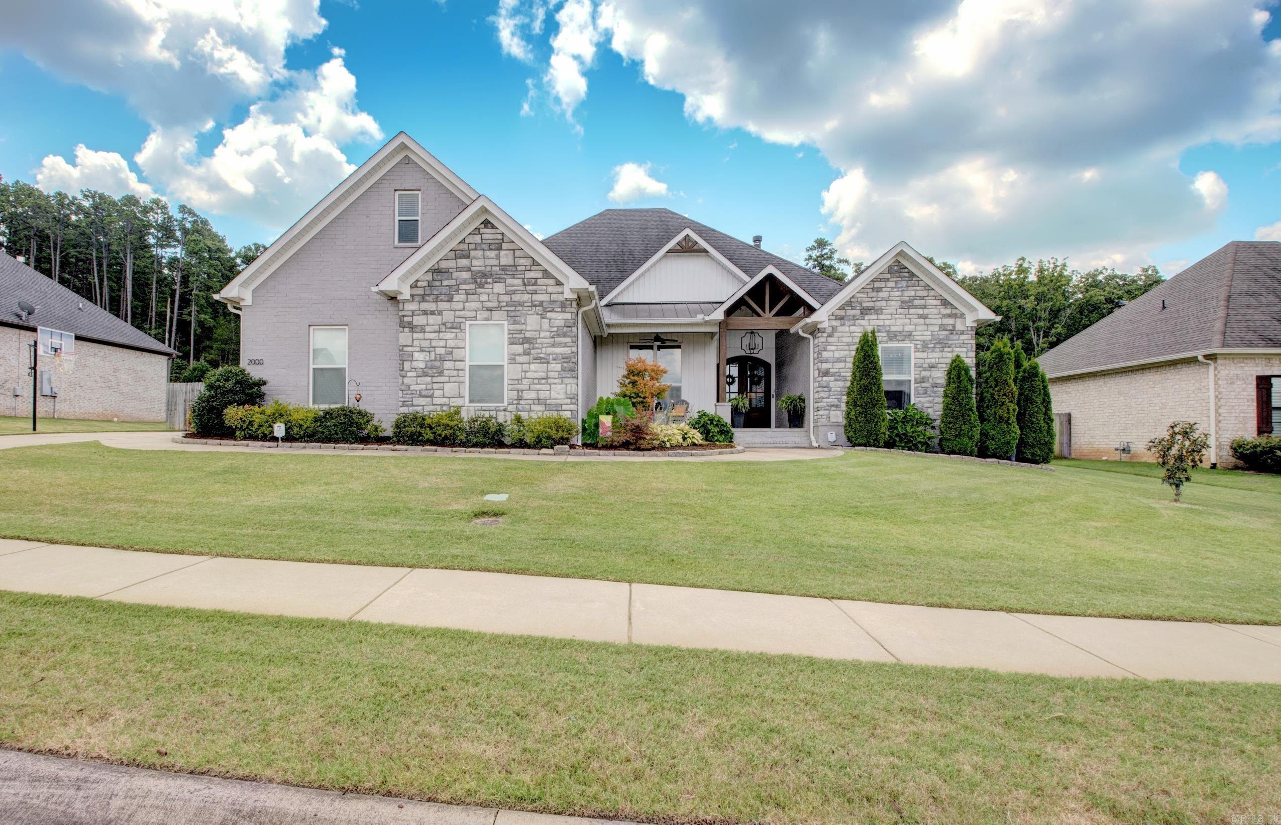 Corporate Executives searching for an Impressive Estate. House offers 2,633 SF 5 Bedrooms, 3.5 Bathrooms on 1 Level. Your Family will love this Split Floorplan Open Concept Living. Bonus Flex Space Above Garage with Built-ins and lots of storage space . Built in 2018, Looks New and Move In Ready. Very Well Maintained. Roof, HVAC, 101 Gallon Gas Water Heater, Kitchen Appliances 2018. Newer Refrigerator, Washer Dryer Conveys at closing. Chefs Kitchen with Gas Cooktop, Butcher Block Wood Island Top, Quartz Countertops, Walk in Pantry, 10-11 foot Ceilings. 1 Bedroom with adjoining Bathroom ideal for Mom, Dad or Teenager. 2 bedrooms have Jack n Jill bathroom in between. Half Bath off the kitchen hallway. 4th Bedroom Office same side as the Primary Suite. Walk in Shower Double Showers Heads, Transom Windows adding Natural Light. Separate Double Vanities. Soaking Tub, Large Walk In Closet. Wood burning Fireplace with Gas Starter. Fully Fenced Backyard. Extra Landscaping, Rain Bird Sprinkler System, Above ground Swimming Pool 27' round x 4' deep, pool liner 6 yrs. Well built Pool Deck. Property backs up to woods for privacy. RV Parking with hook up. Very large lot, just under a half acre.