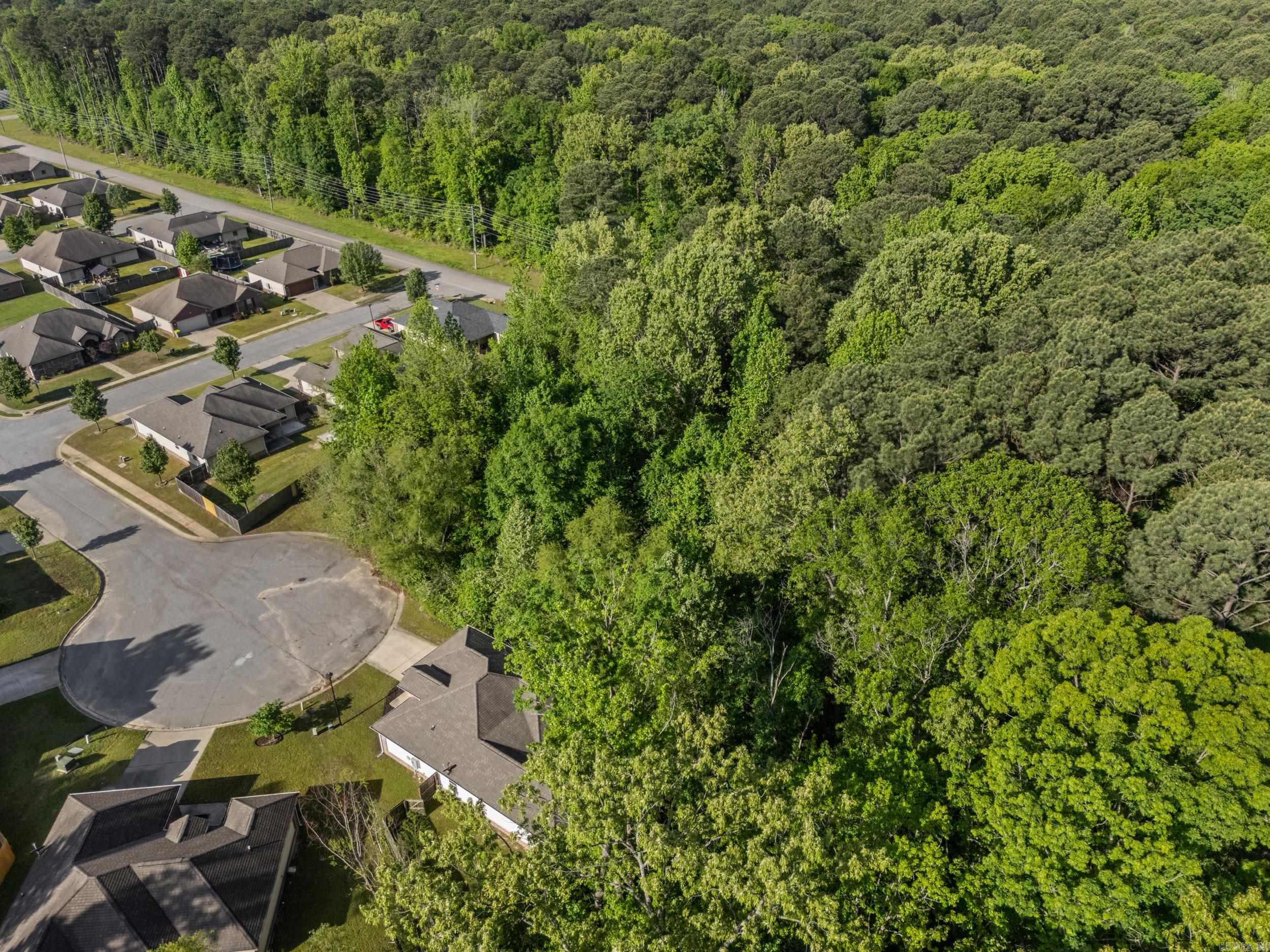 Looking for the perfect lot to build on? The last of its kind and located on a desirable cul-de-sac near the heart of Bryant.   Close to town but feels private and established. Priced to sell. Agents see documents on file for details.