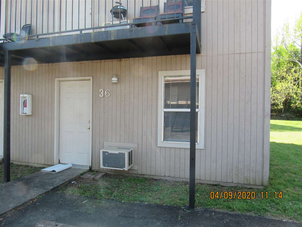 Downstairs unit, 1 bedroom, 1 bath, new carpet, range/oven & refrigerator, window AC & Heat, on site coin operated laundry facility, No Pets allowed.