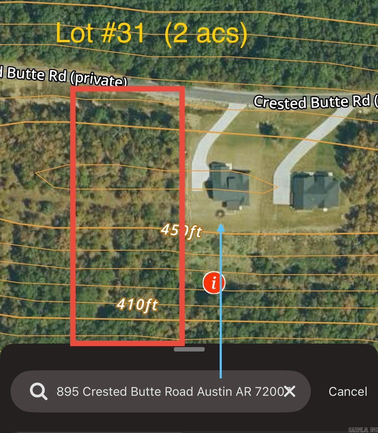 FABULOUS hilltop lot in an exclusive gated community in Cabot School District that offers incredible views! Perfect spot to build a dream home with a dream view! This gated community boasts a shared lake, two fishing piers with docks, and a park space.  Neighborhood has water, natural gas, electric, and fiber internet.  Septic tanks are required for each lot. Contact listing agent for more details.