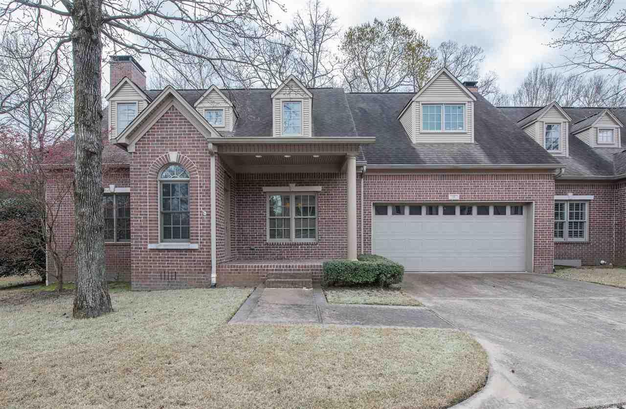 Wonderful condo in small gated neighborhood in NLR! Enjoy peaceful, lush natural surroundings-- trees, 5-mile Creek & Private Back Patio. Lrg Family Rm w/FP, built-ins & open to Dining Rm. Kitchen w/built-in wine rack, appliance garage, desk, & eat-in area. Lovely Master BR w/FP, Master bath (double vanity, separate tub/shower) w/HUGE walk-in closet. Stunning 1/2 Bath. Laundry w/sink & wall of cabinets . 2-car Garage w/Work Area/Storage. Upstrs: 2 BRs w/2nd Den OR Game Rm/Office. Walk-in attic.