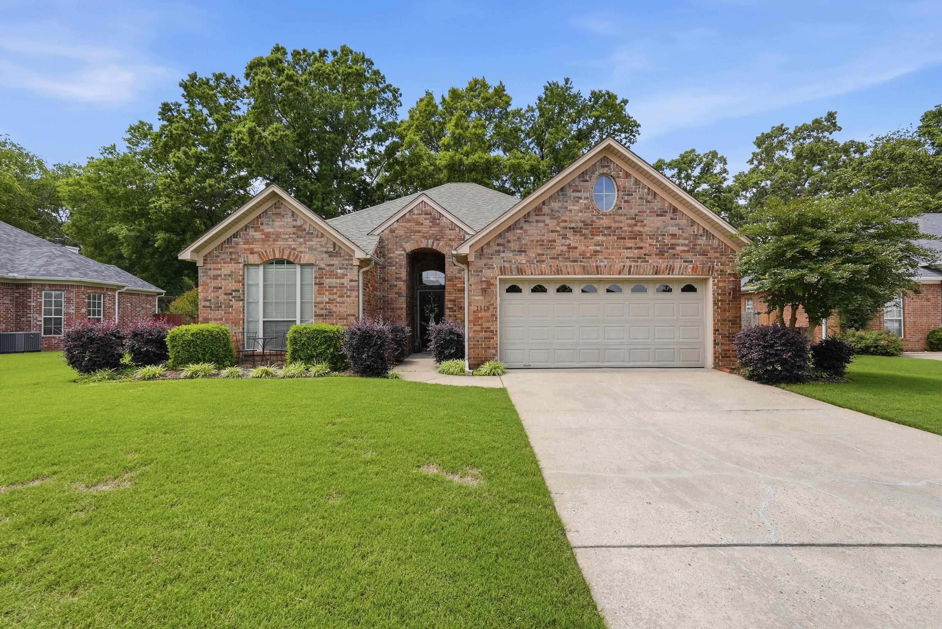 Beautifully maintained 3 bedroom 2 bath home in Conway's desirable Westfield Sub! This 1667 sq ft home features soaring ceiling in the living room, wood flooring, custom trim, wood burning FP, abundant kitchen cabinetry, and a covered back patio perfect for relaxing or entertaining. Major updates include newer HVAC (2021), roof (7 years old), hwh (2025). Conveniently located near Kroger, shopping, restaurants, banks, with neighborhood walking trails and low POA dues. Don't miss out on this home today!