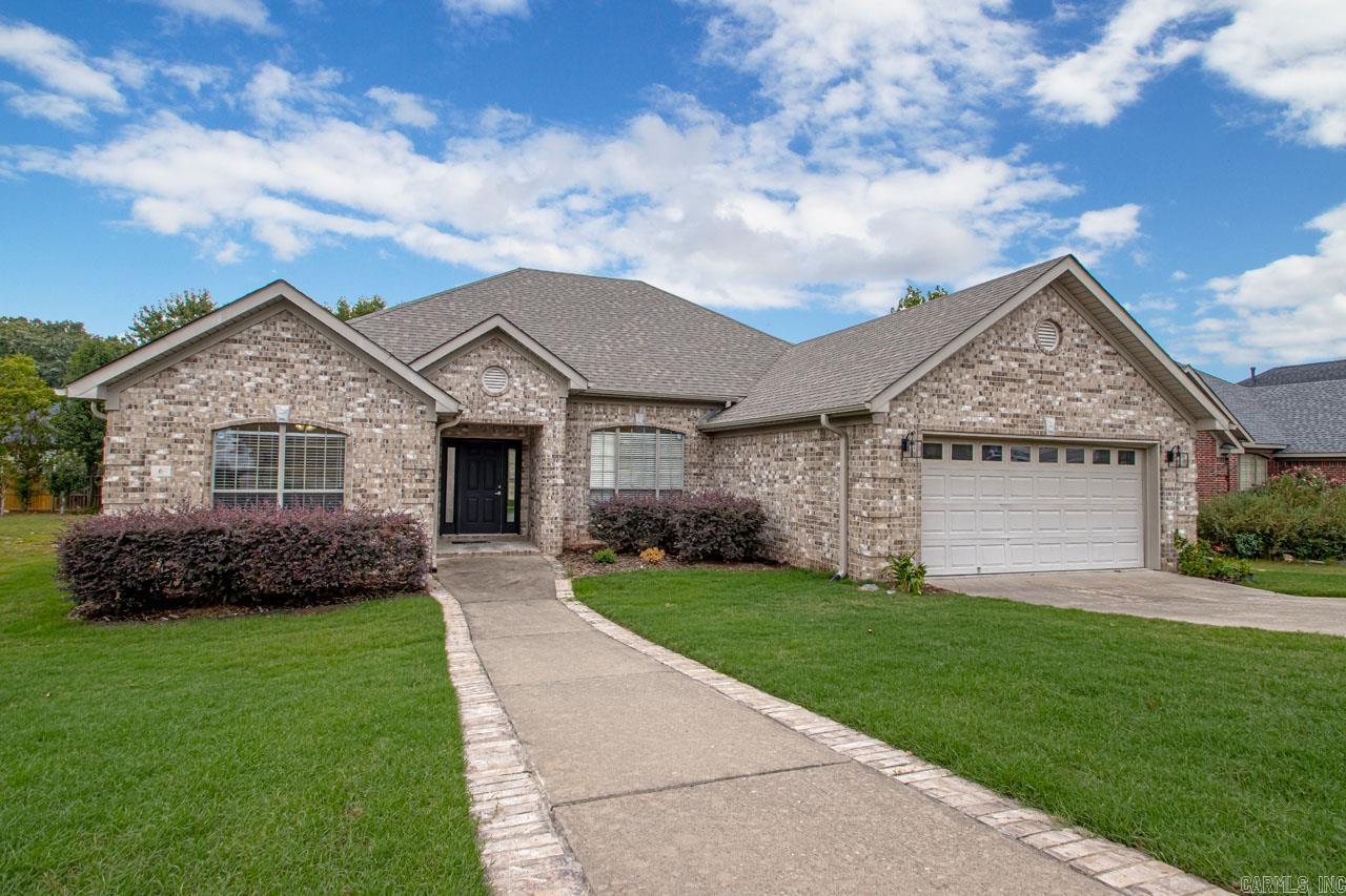 Cute all brick one level home in the Baker school district.  Nice open floor plan with master apart.  Many updates including roof and gutters which were replaced in  2021.  In 2023 the deck, most of fence, Hot Water Heater, kitchen countertops, sink, faucet, backsplash,  Electric Range, all new interior paint, carriage lights, bathroom sink faucets, all new LED light bulbs & smoke detectors, and the RPZ valve were replaced.  Great location, convenient to shopping and Kroger in West Little Rock,