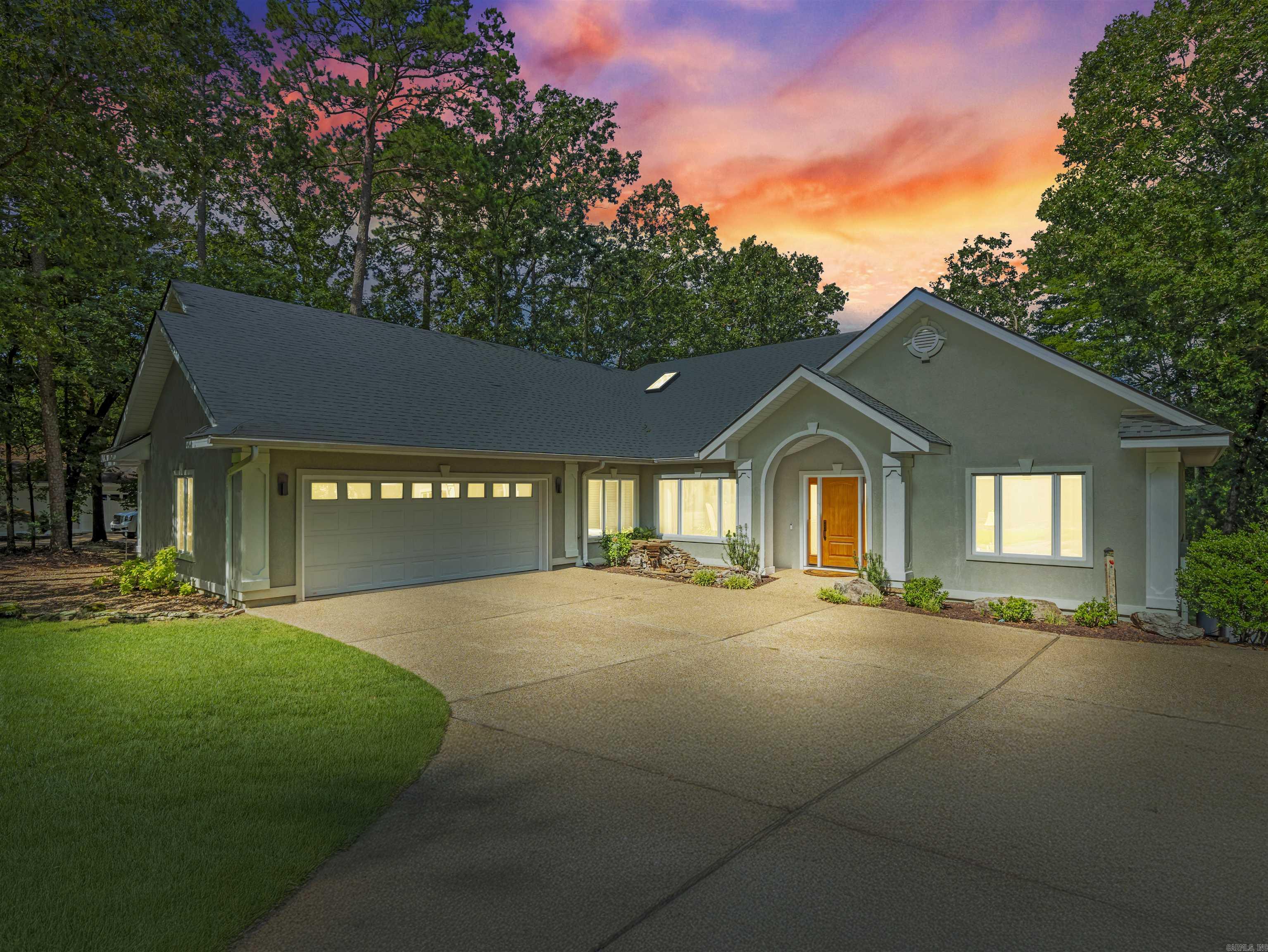 Experience golf course living at its finest in this one-owner Gold Status home, perfectly positioned on the #14 signature hole in the Diamante Private Country Club community. This 4-bedroom, 3.5-bath home offers approximately 3,400 sq ft with vaulted ceilings, a gas fireplace, and expansive windows that frame peaceful water and fairway views.  The gourmet kitchen features granite countertops, a gas cooktop, wine cooler, ice maker, wet bar, walk-in pantry, and newer oven and microwave. Host memorable gatherings in the formal dining room, unwind in the sunroom, or savor morning coffee and evening sunsets from the spacious composite deck overlooking the course.  The primary suite provides a relaxing retreat with dual vanities, a walk-in shower, and his-and-her closets. Upstairs includes a private guest suite with full bath and an office with ample storage. Additional highlights include new exterior paint, a new roof in 2025, a security system, three HVAC units, two water heaters, an oversized two-car garage, plus a separate lower-level golf cart garage or workshop area tucked beneath the home. Schedule your private tour today. Agents see remarks. See attached video.