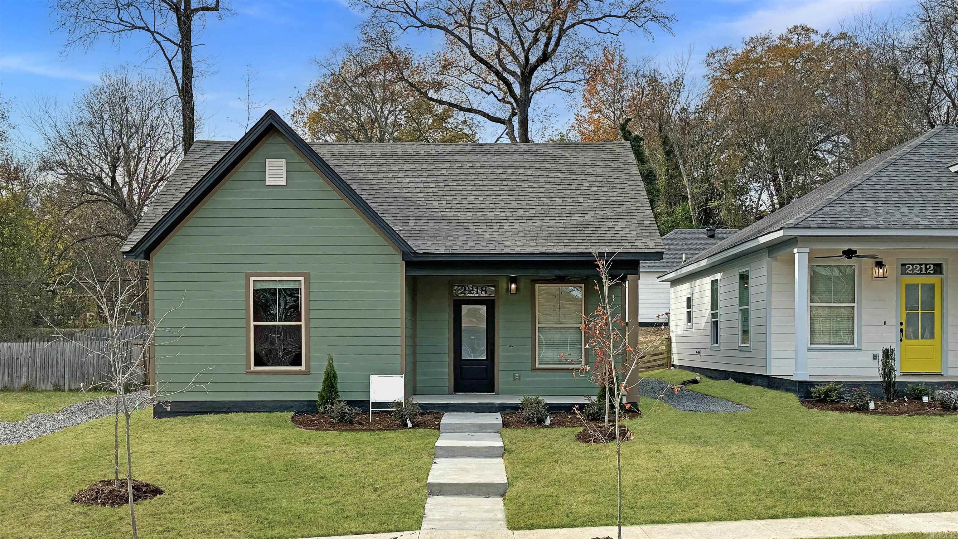 Construction is almost complete at 2218 S. Rock St in the heart of Pettaway! This 3 bedroom, 2 bathroom ~1400 SF home even has a detached 1 bedroom, 1 bathroom ~390 SF in-laws suite!  In the main house enjoy your time in the living room or the beautiful, open layout kitchen and dining area. The additional living unit would be perfect for extended family around the holidays, rental opportunity, or make it into your perfect work-from-home escape! Fenced backyard ready for kids and pets alike! This Mike Orndorff Construction built home is designed to perfectly blend modern amenities with the convenience and charm of Pettaway.