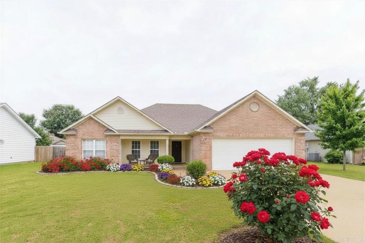 Welcome home to a wonderful 3 Bedroom, 2 Bathroom home featuring a versatile bonus room off the primary suite ideal for an office, nursery, dressing room, or private sitting area. Spacious floor plan offers excellent flexibility for entertaining, relaxing, or everyday living.  Large additional room at the rear of the home provides endless possibilities for a sunroom, hobby room, game room, or second living area. Eat in kitchen plus separate dining room offer plenty of space for gatherings and meals. Samsung stainless steel refrigerator to convey featuring double doors, bottom freezer, and convenient beverage drawer. Washer and dryer also convey with acceptable offer.  With storm season here you will be safe in the storm shelter.  Home offers great space, functionality, and opportunity for a buyer ready to add their own personal touch.  Some pictures are virtually staged.