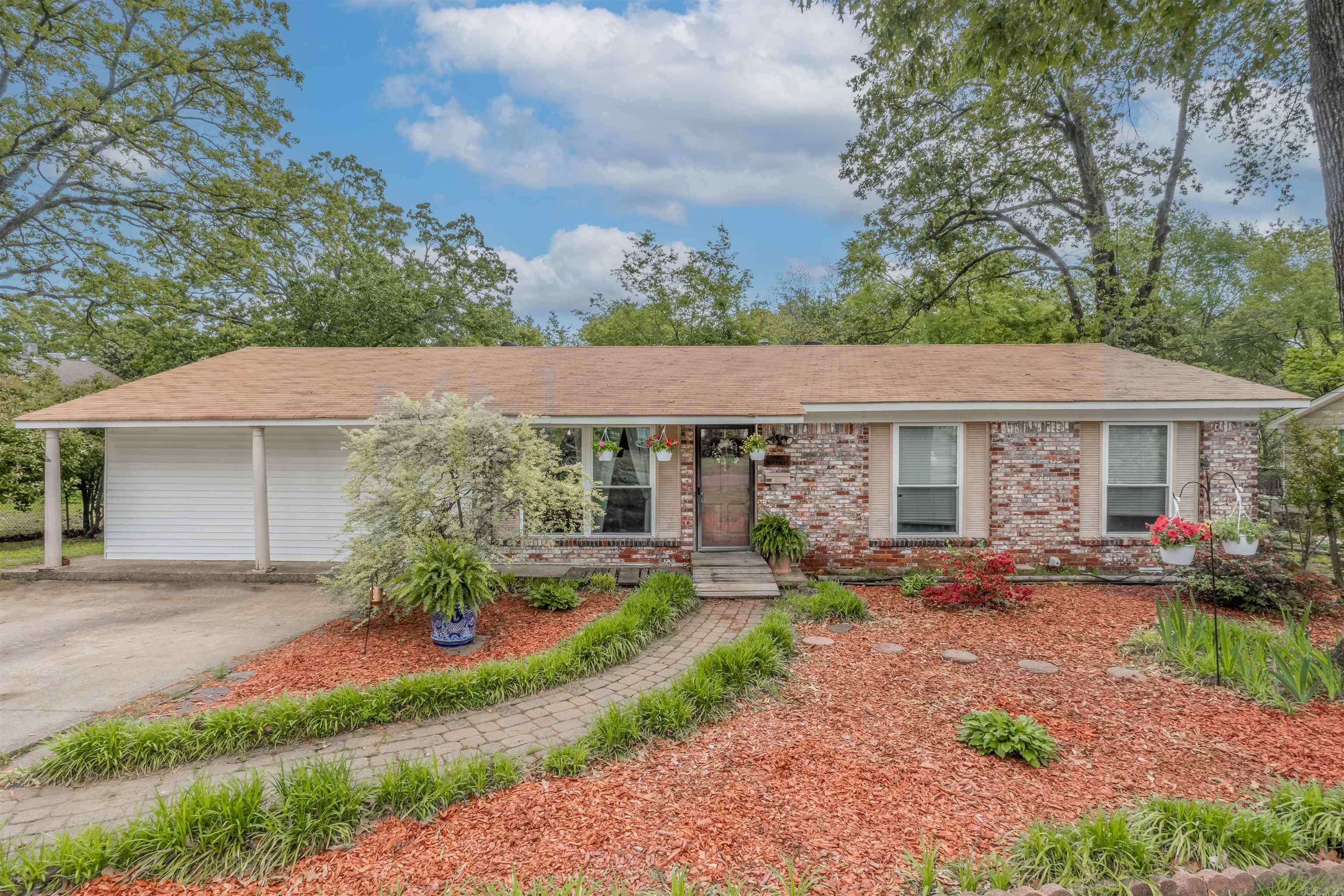 Welcome home to this Sherwood classic.  This house has four bedrooms and three full bathrooms which is a rare find in this part of the city.  Covered deck overlooking the nice sized back yard is the place to start your day.  Storage building outside can handle all of your stuff. The roof is less than seven years old.  Newer windows throughout. The water heater is six years old. The HVAC is less than four years old. Walk to the neighborhood park just down the street.  Centrally located to restaurants, shopping, and entertainment.   SQ FT is approx.  Please measure.  This house is being sold as-is.