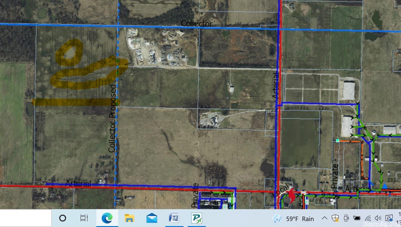 Perfect for development. 40 acres inside Bentonville city limits.