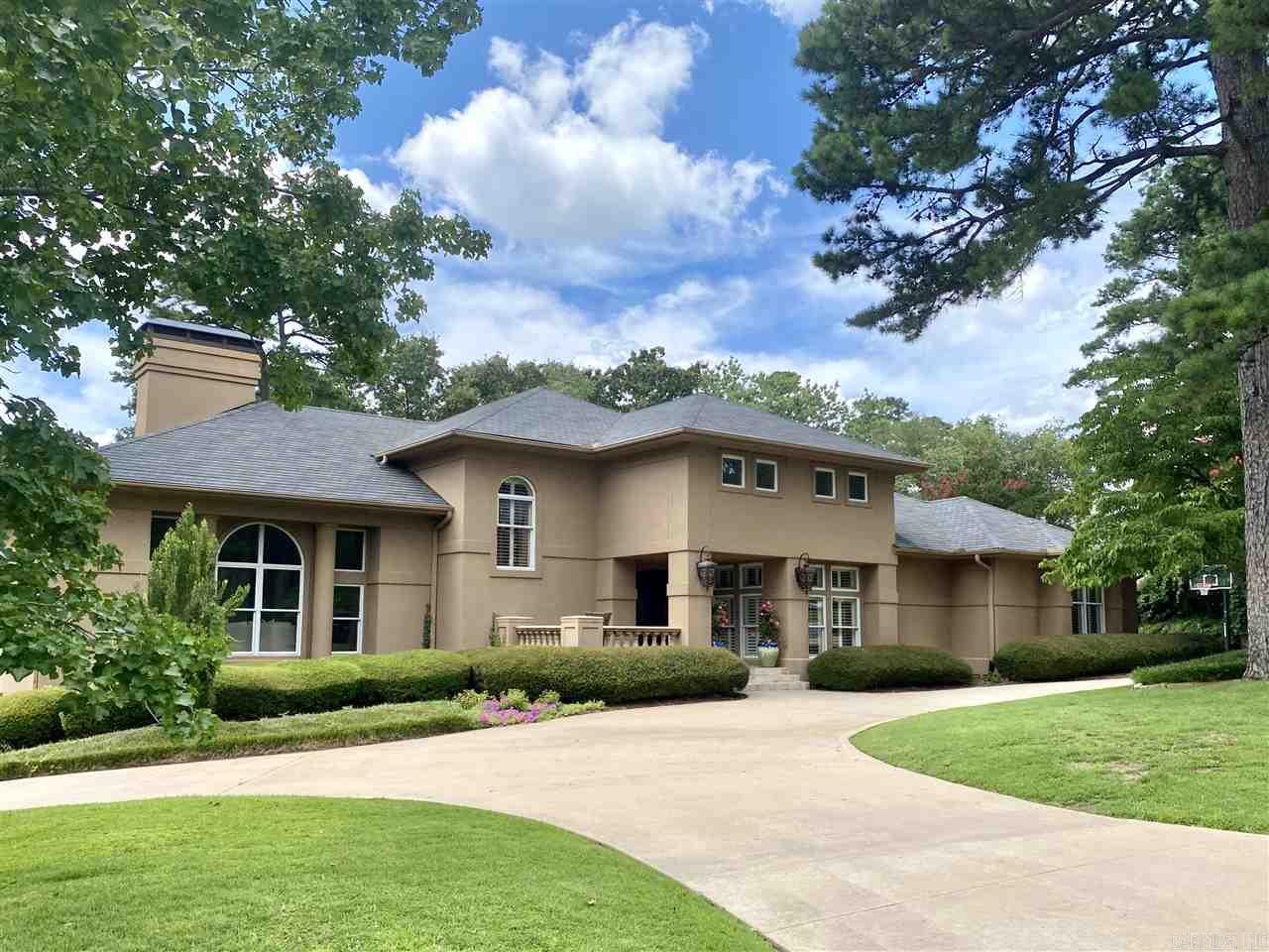 Spectacular estate property features stunning formal areas combined with comfortable living spaces and commanding views of the PVCC golf course.  Custom built, it offers every amenity - a private pool area w/pool house & fish pond/stone waterfall, spacious bedrooms/private baths, theater room, chef’s kitchen w/professional grade appliances open to a comfortable family room, 2 master suites (up & down), and an elevator! Multiple outdoor living areas showcase the views of the course and lovely sunsets!