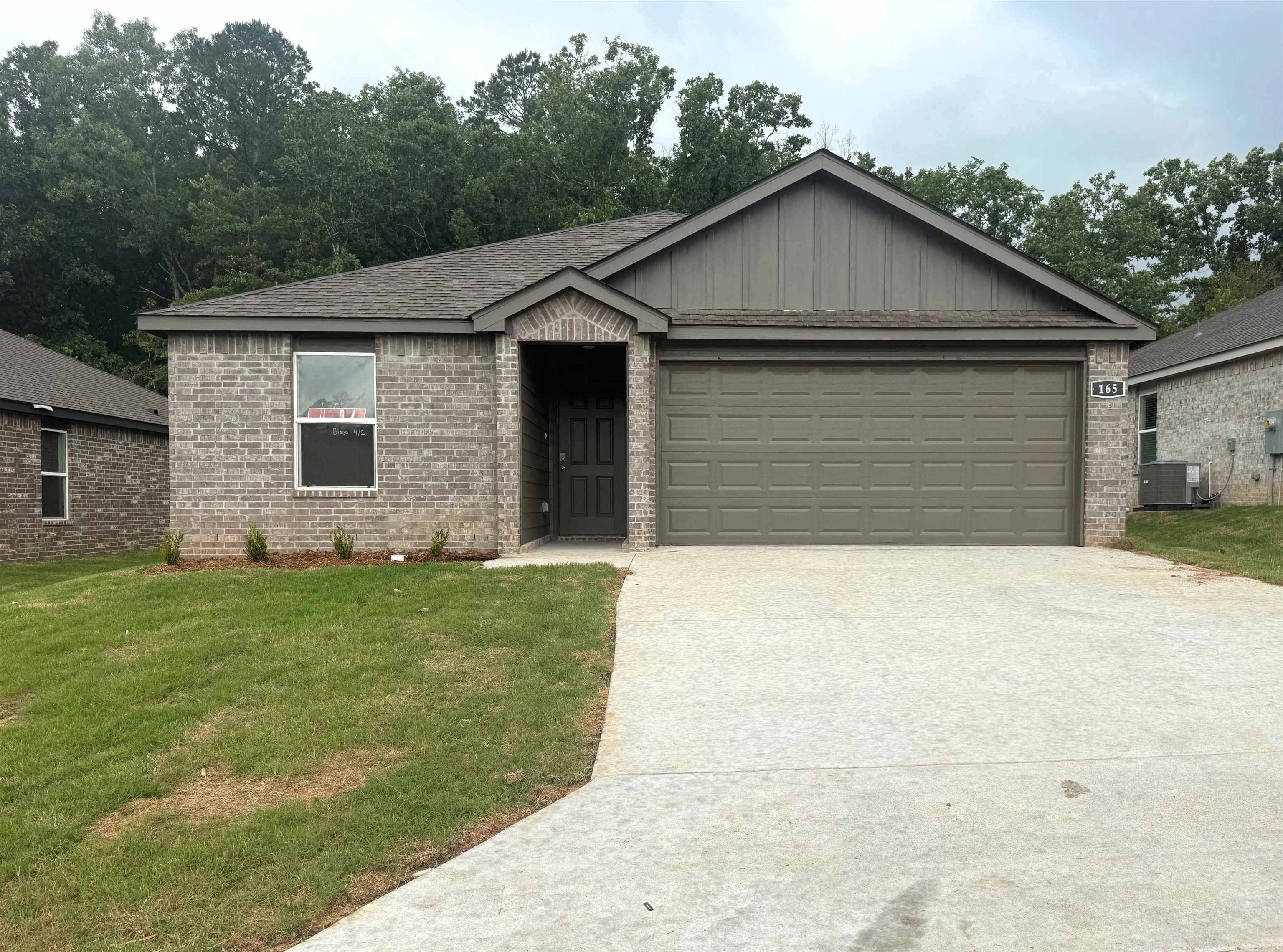 Beautiful Biscoe plan in Stone Canyon, located in Maumelle, Arkansas! These new construction homes feature modern finishes for comfortable living! Each home flooring will be LVP flooring and carpet. In the kitchen and bathrooms, you’ll find beautiful quartz countertops. The primary bathroom features a walk-in shower and a quartz vanity! Each home will have 4-sides brick with Hardie® siding per plan. These homes come with a programmable thermostat! 10-year limited Homebuyer’s Warranty! All photos are stock photos, representative of plan only and may vary as built. Annual taxes is an estimate. Taxes are TBD. HOA dues are $150 annually with a $75 transfer fee. Special Improvement Tax of $420 annually.