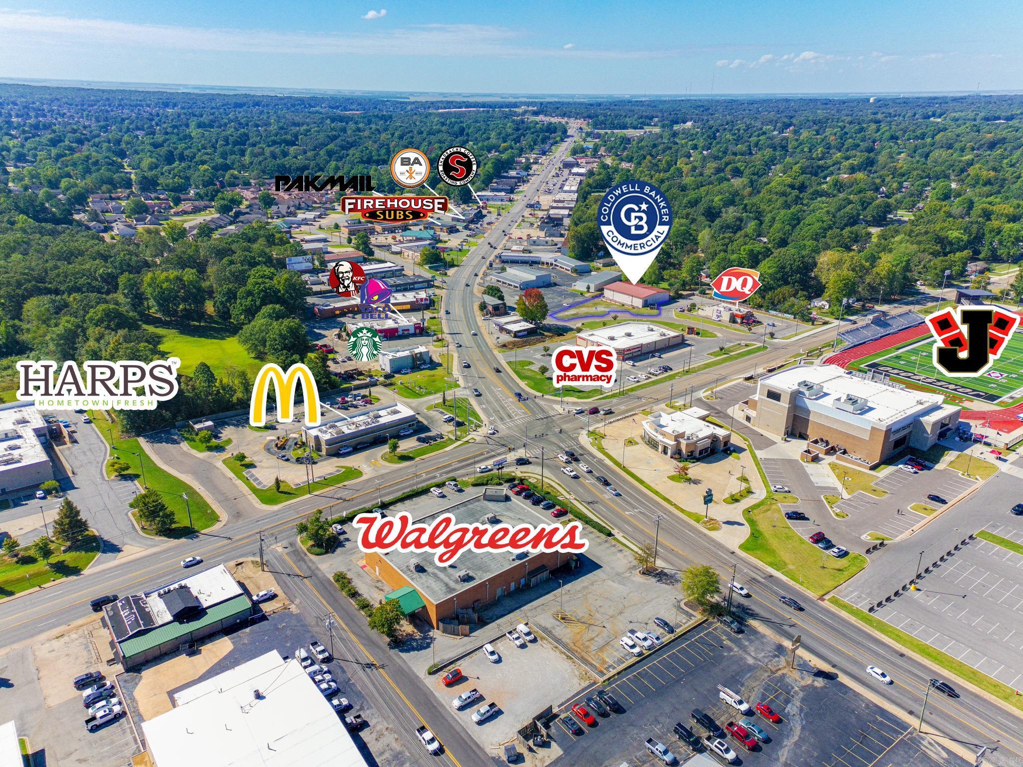 Commercial opportunity in the heart of Jonesboro! This high-visibility property offers approximately 6,750 square feet of warehouse/commercial space plus two income-producing apartments totaling 1,194 square feet of residential space. Zoned C-3, the property provides flexibility for a variety of business or investment uses. Additional land allows room for extra parking, making this a great opportunity for both owner-users and investors.
