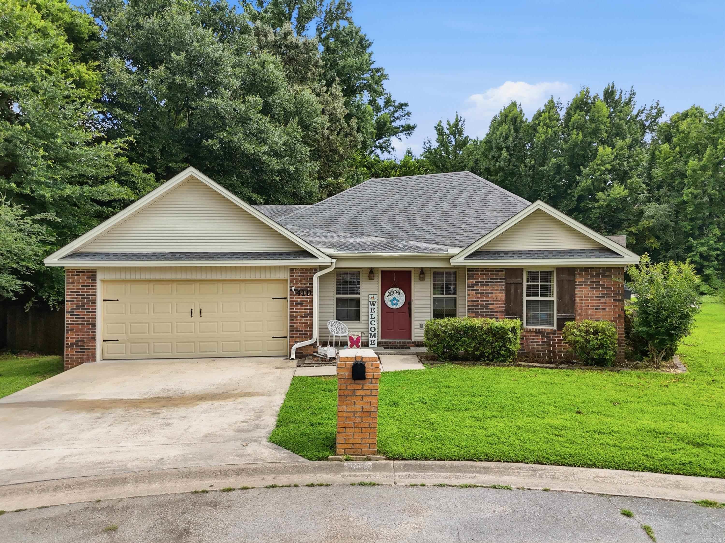 Welcome to this beautifully maintained 3 bedroom 2 bathroom home tucked away on a corner lot at the end of a quiet cul-de-sac! Step inside to a spacious open floor plan with a desirable split-bedroom layout, offering both comfort and functionality. The kitchen features beautiful granite countertops, ample cabinet space, and opens seamlessly to the dining and living areas, perfect for everyday living. You'll also appreciate, no carpet! Recent improvements include a roof that's just 6 years old, a recently replaced hot water heater, and routine HVAC maintenance. Enjoy your morning coffee or evening unwind on the covered back patio, all while being just minutes from schools, shopping, restaurants, and everything Searcy has to offer. If you've been searching for a move-in ready home in an established neighborhood, this one is ready to welcome you home!