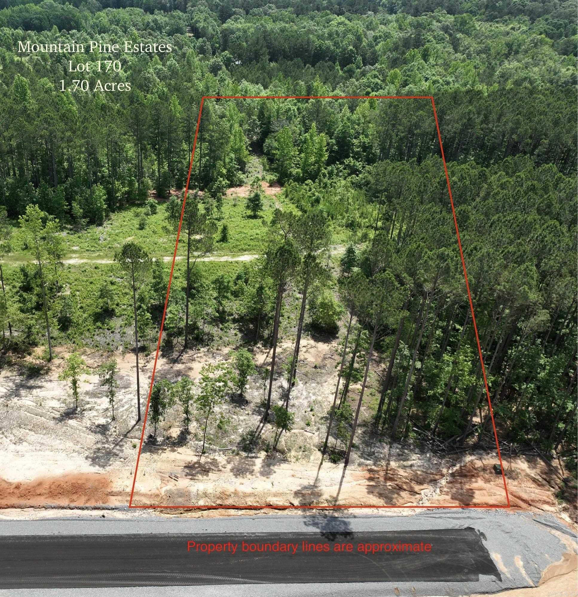 small acreage tract south of Little Rock. Asphalt road and utilities installed. Ready for construction.