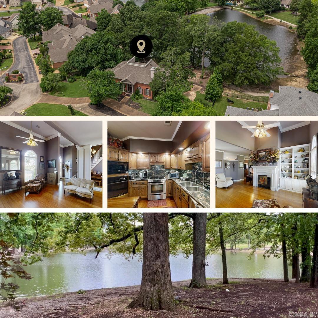 This 3 Bedroom, 3.5 Bathroom home has 3,723 SqFt and sits on 0.47 +/- Acre overlooking a gorgeous backyard including a balcony, an in-ground pool and pond. Features include a new roof in 2020, Tall ceilings/windows that create natural lighting throughout, and an office that could easily be used as a 4th bedroom. Additional features include a 2nd living room, security system, and sprinkler system. The walk-out basement has a full bathroom, wet bar, and allows for easy access to the pool. The above ground SqFt on the main and upstairs levels totals 3,025 SqFt with the walk-out basement totaling 698 SqFt. The large master suite features a jet tub, tile shower, walk-in closet, and double vanity. Conveniently located with easy access to the Interstate (I-555). Call to set your showing today!!