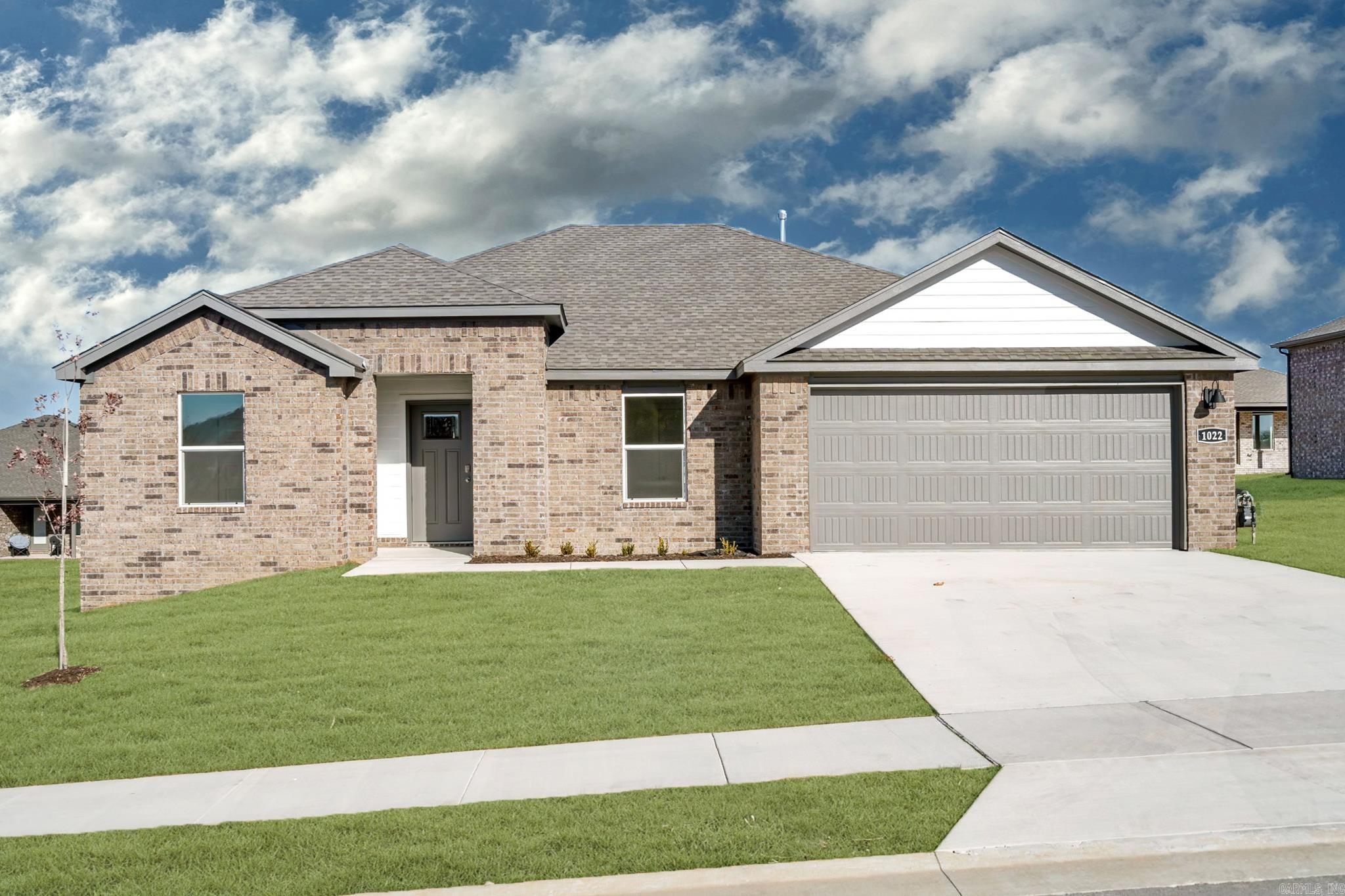 Beautiful Bandera plan in Wolfsbridge at Cabot, located in Cabot, Arkansas! These new construction homes feature modern finishes for comfortable living! Each home has LVP flooring and carpet.  In the kitchen and bathrooms, you’ll find beautiful quartz countertops. The primary bathroom features a walk-in shower and a quartz vanity!  Each home will have 4-sides brick with Hardie® siding per plan. These homes come with a programmable thermostat! 10-year limited Homebuyer’s Warranty! Photos may be stock photos, representative of plan only and may vary as built. Annual taxes is an estimate. HOA is $375 per year with a $75 Transfer fee.