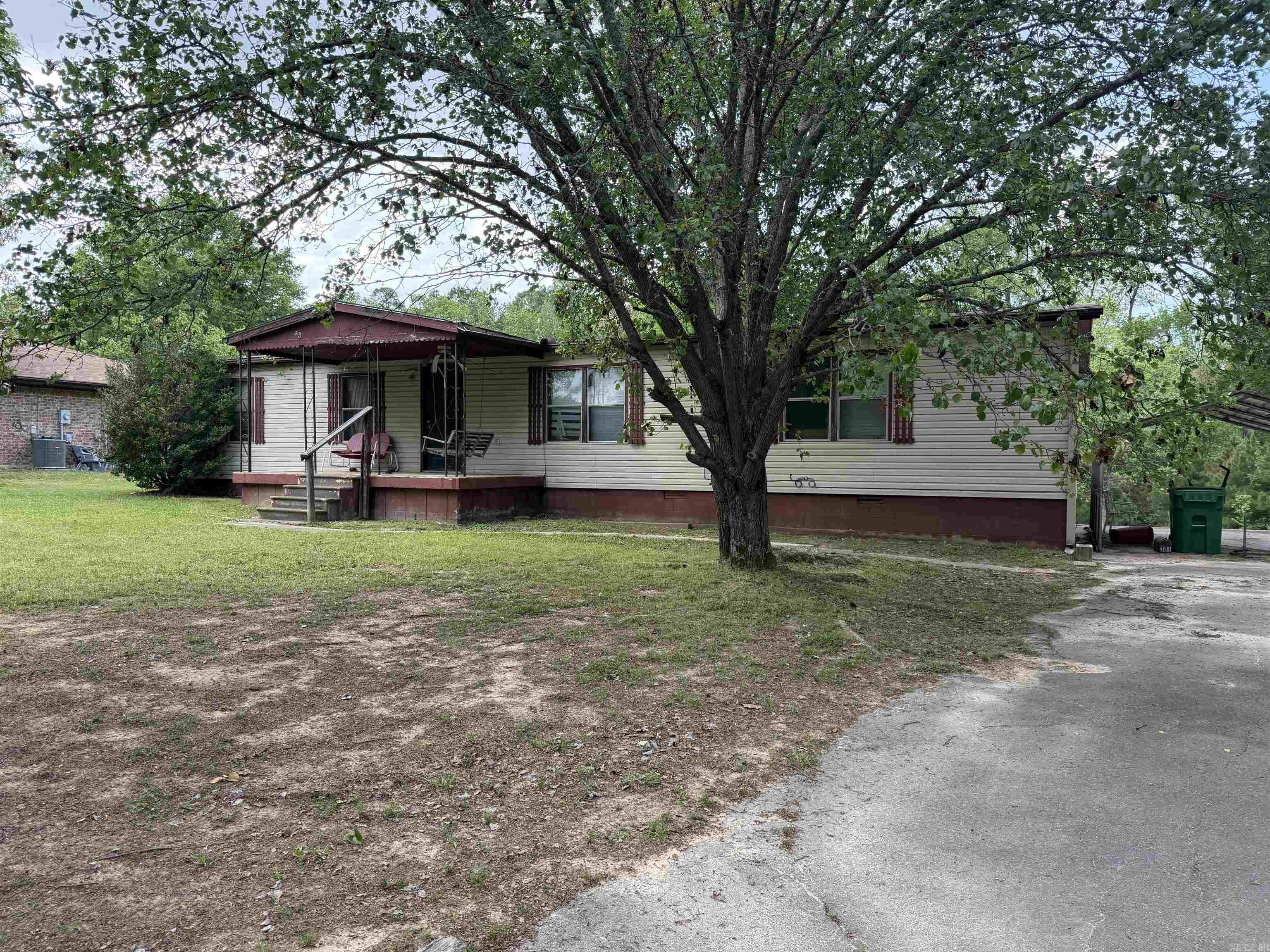 A great investment opportunity on a beautiful .84 acre lot.  With some remodeling and updating this home could easily be used as a first home or investment opportunity, or the mobile home could be removed and a new construction could be built.